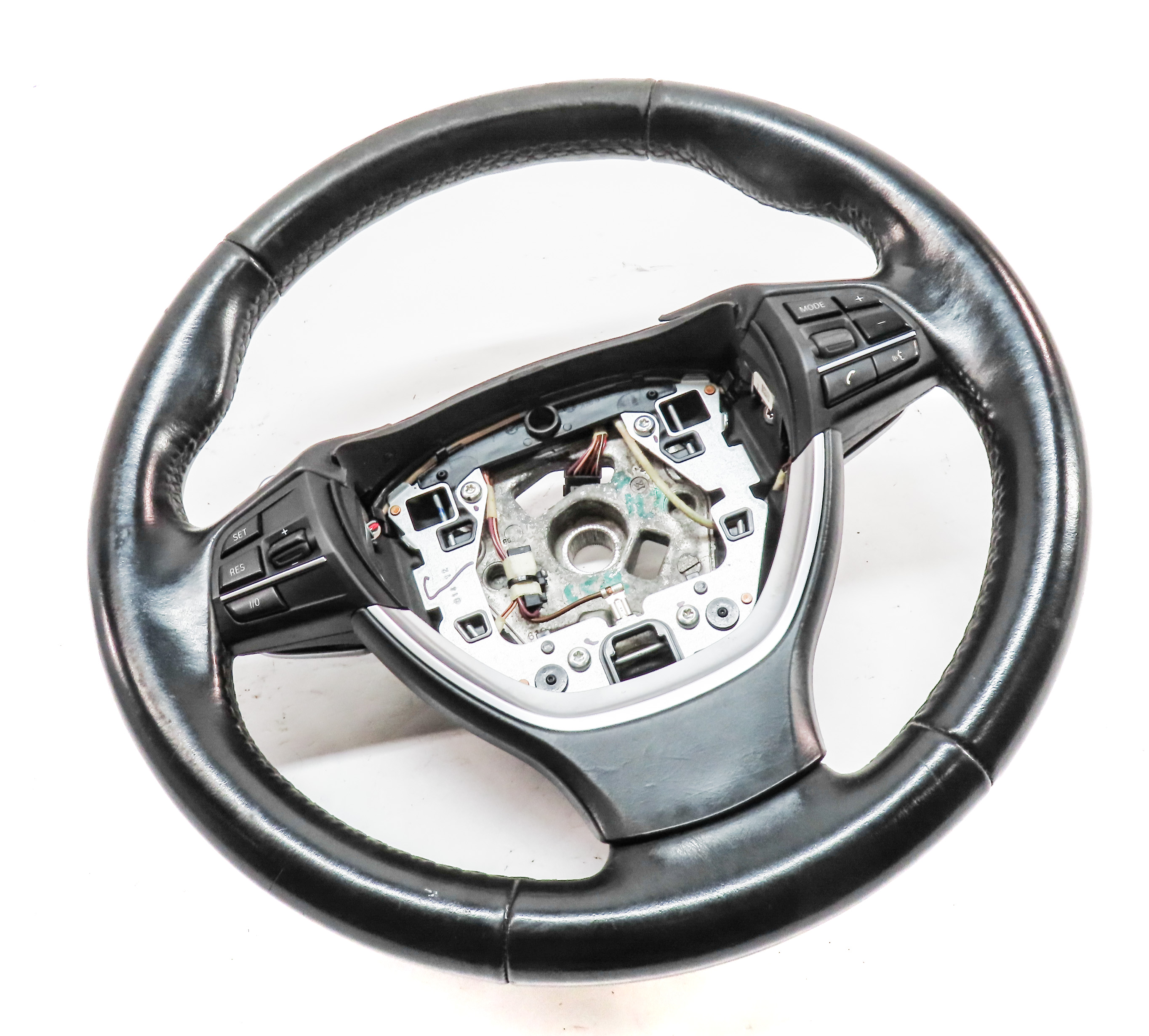 11-14 BMW 528i 535i 550i 640i 650i ACTIVE 5 M5 SPORT STEERING WHEEL w/PADDLES — exact item pictured