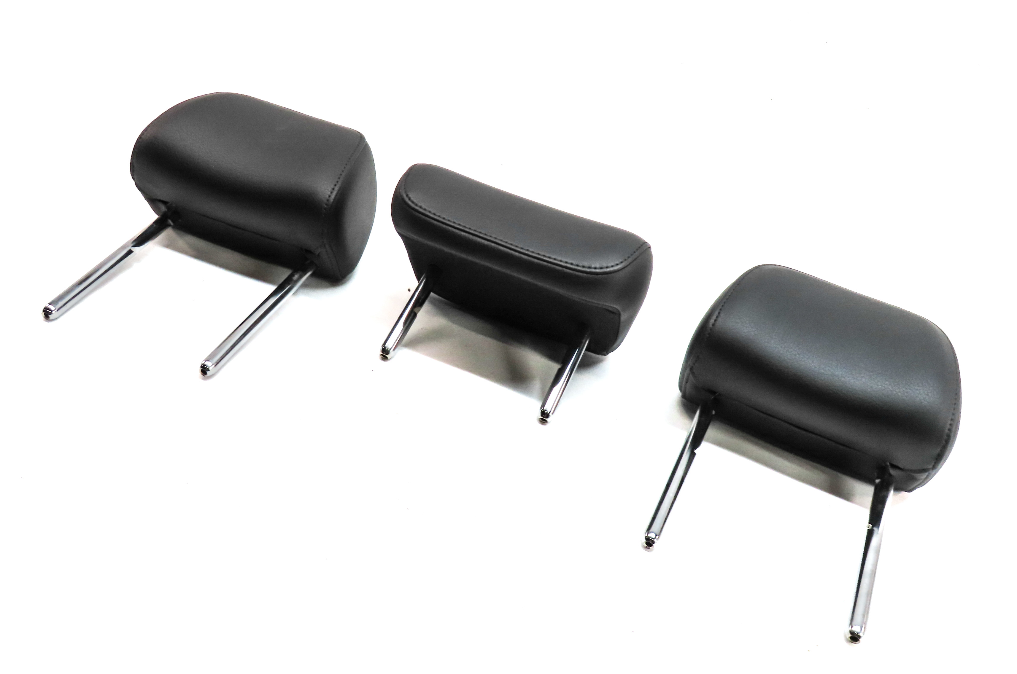 13-16 A4 S4 12-18 A6 S6 C7 B8 REAR LEFT CENTER RIGHT SEAT HEADREST SET 2 (Black) — exact item pictured