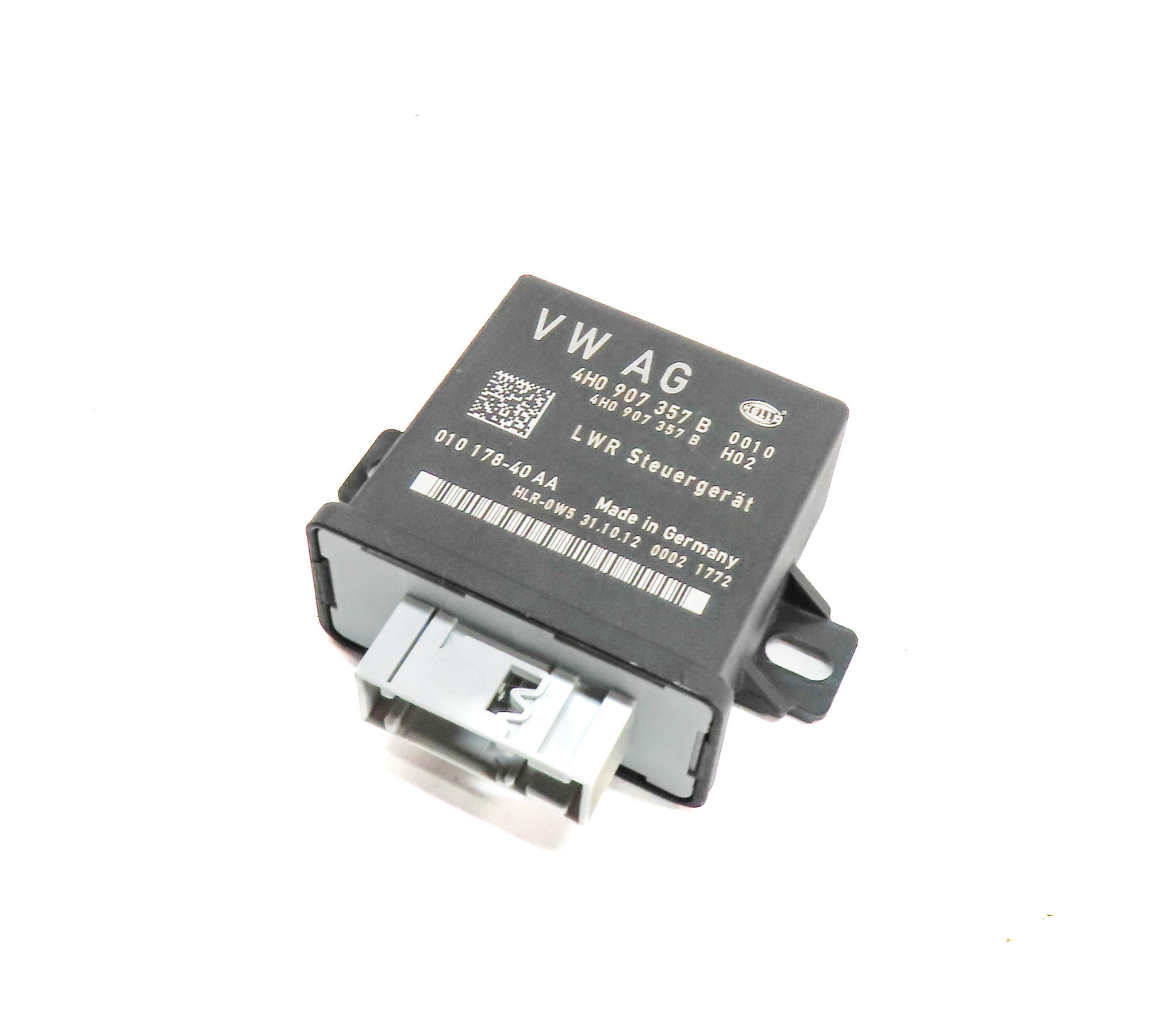 2013 AUDI A6 (C7) XENON HEADLIGHT RANGE CONTROL MODULE 4H0907357B — exact item pictured