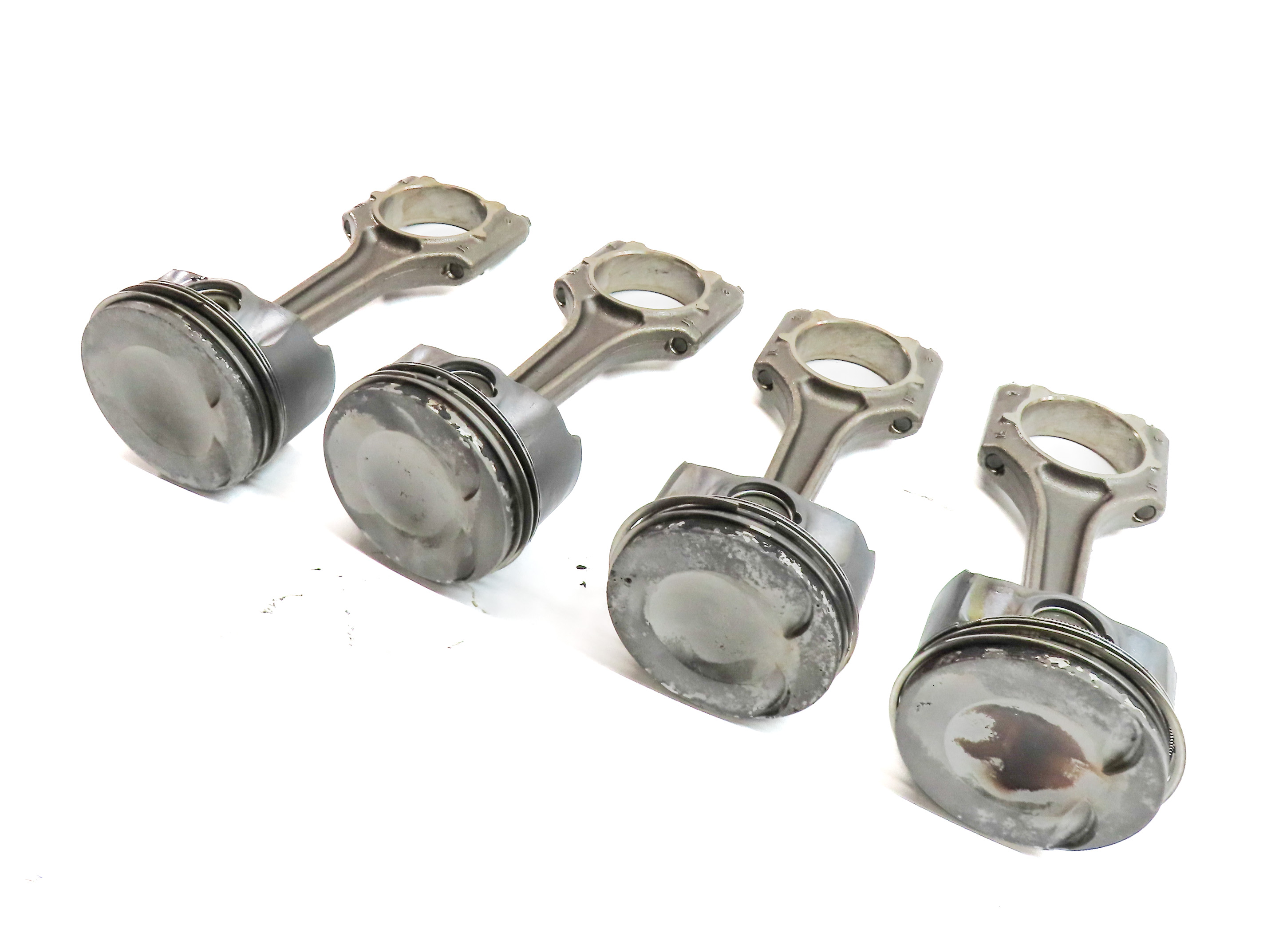 11-18 VW AUDI - A3 A4 A5 A6 Q5 TT BEETLE JETTA TIGUAN 2.0L TURBO PISTON SET/4 — exact item pictured