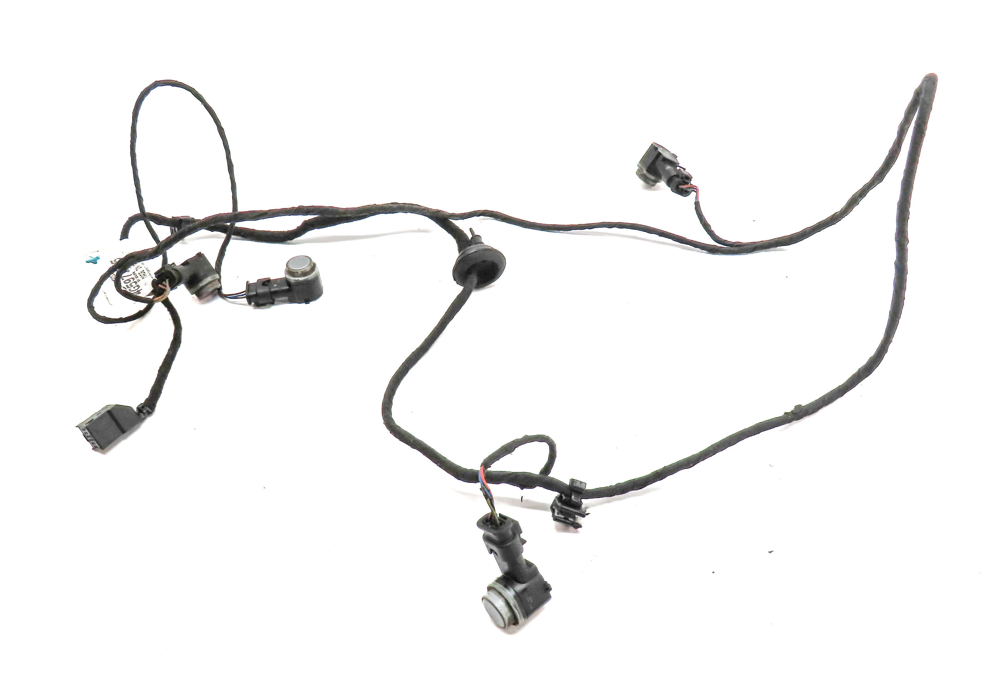13 AUDI A6 C7 4G REAR PARK ASSIST PDC DISTANCE CONTROL WIRE SENSOR SET/4 (Gray) — exact item pictured