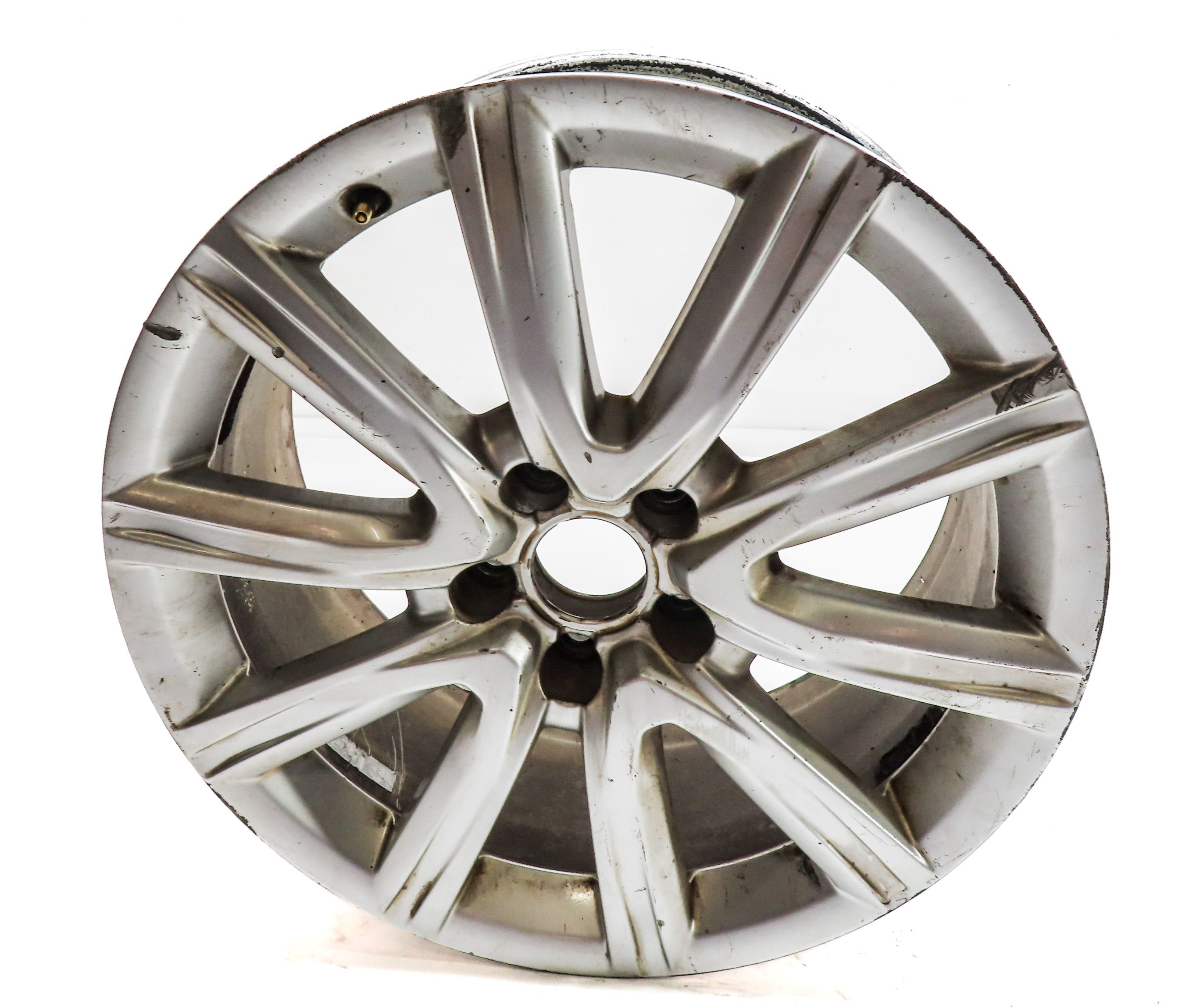 2012-2018 AUDI A6 (C7) 18x8 10-SPOKE ALUMINUM ALLOY WHEEL RIM (SILVER) — exact item pictured