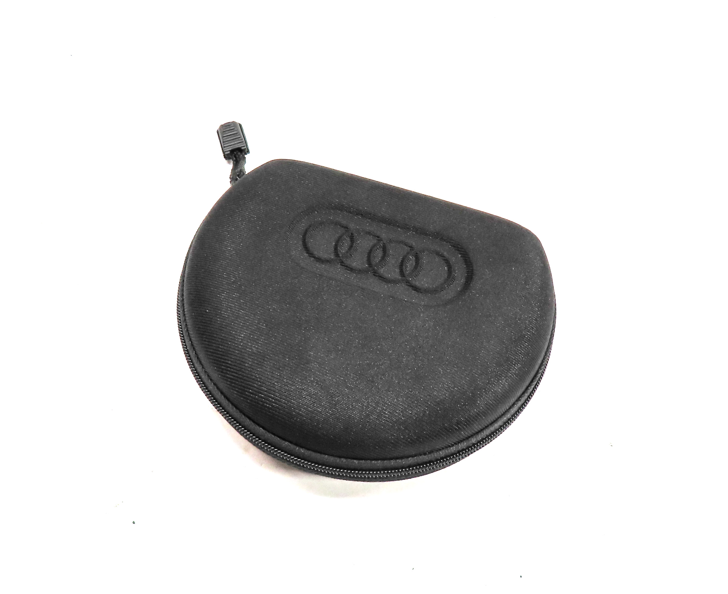 2013 AUDI A8 (D4 4H) MEDIA DVD PLAYER WIRELESS HEADPHONES w/ BLACK CARRY CASE — exact item pictured