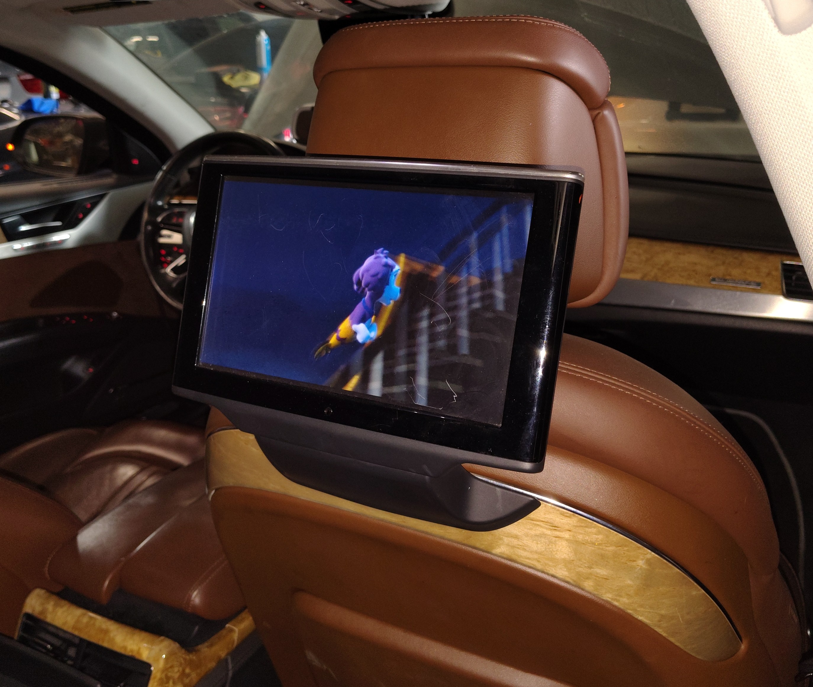 11-18 AUDI A8 S8 D4 4H REAR LEFT OR RIGHT SEAT HEADREST ENTERTAINMENT SCREEN — exact item pictured