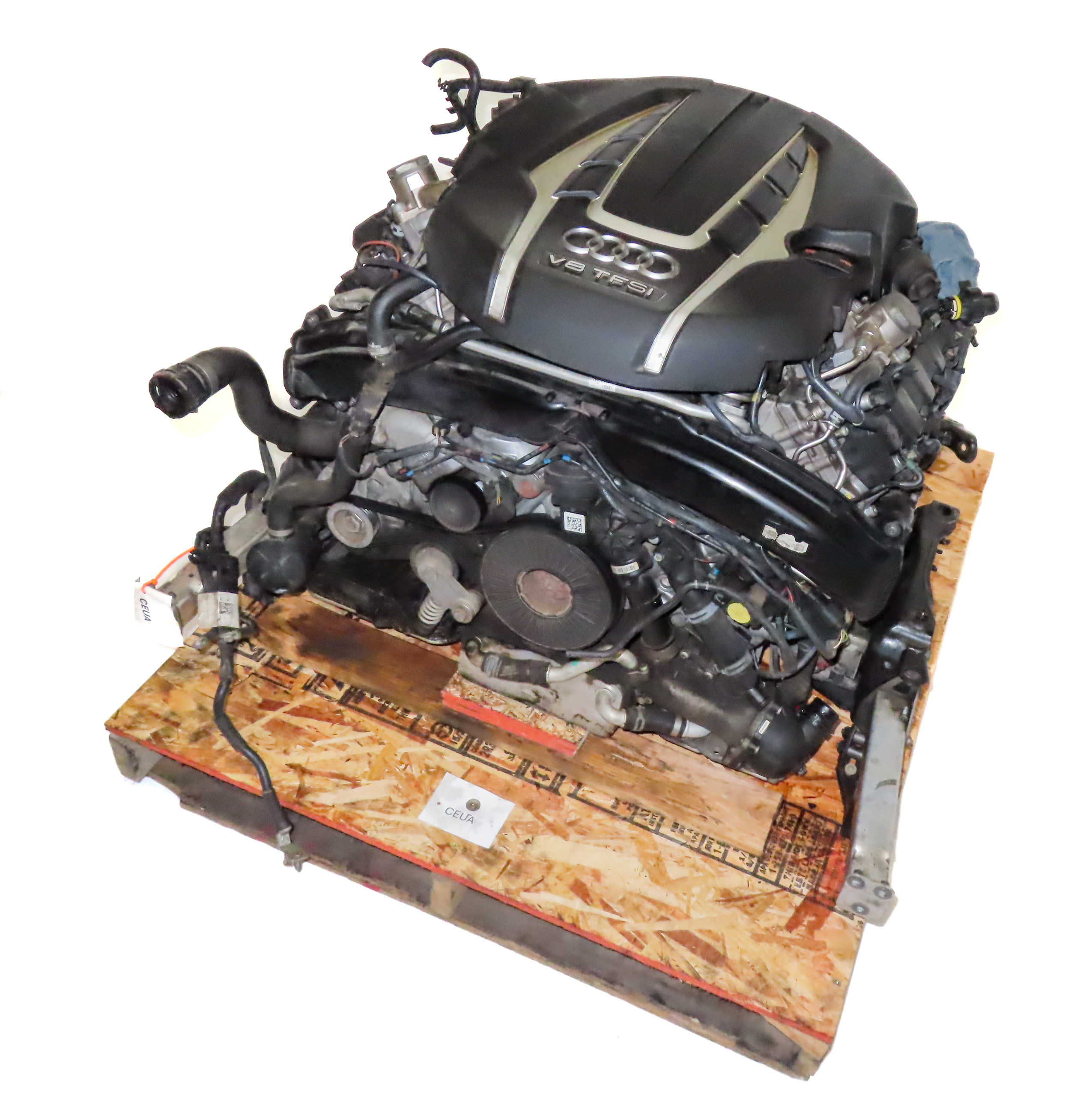 13-14 AUDI A8 S8 (D4 4H) 4.0L CEUA ENGINE ASSEMBLY (VIN 2, 5th DIGIT) (117k) — exact item pictured