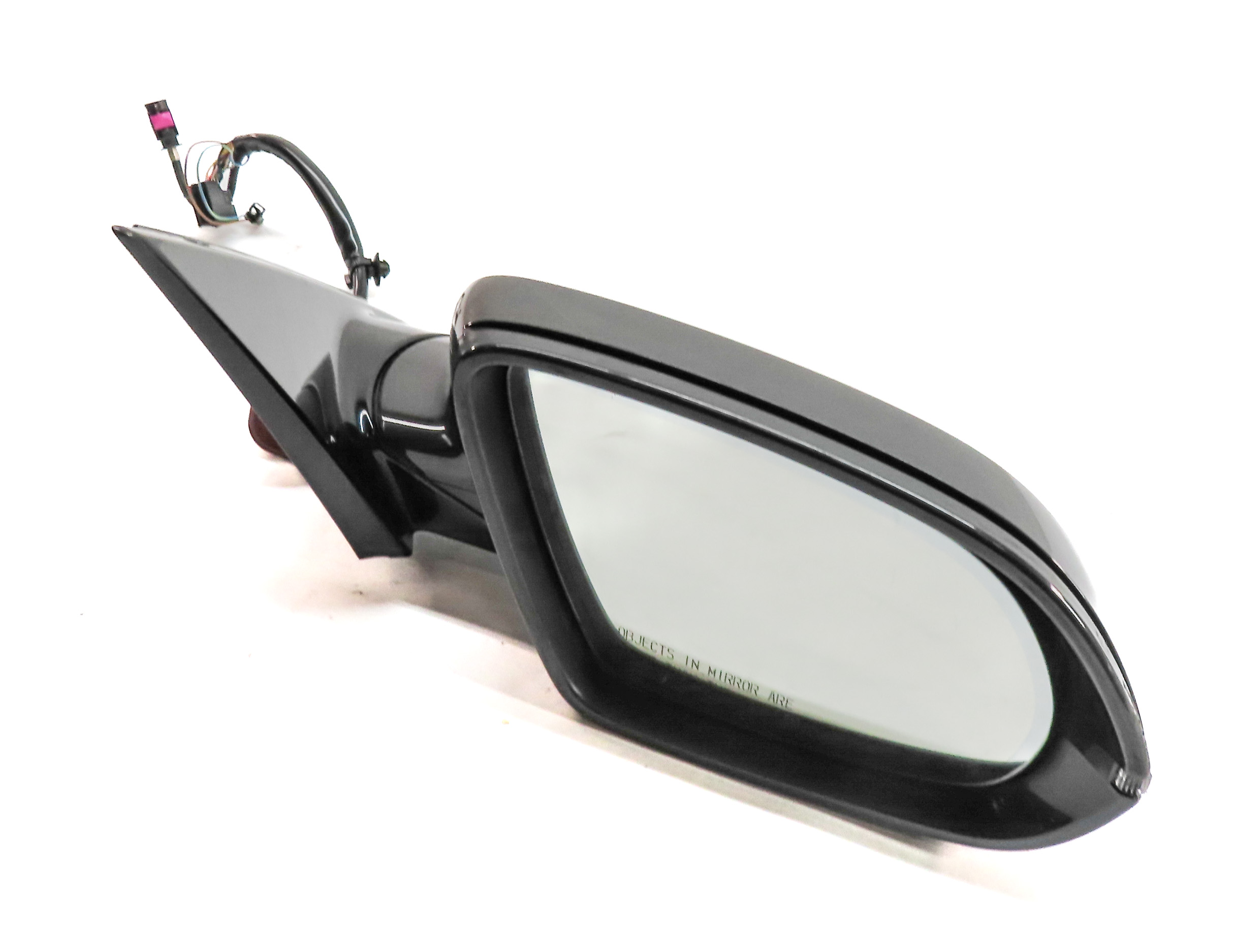 11-18 AUDI A8 S8 D4 4H RIGHT DOOR MIRROR HEATED CAMERA PFOLD AUTODIM BLIND(Gray) — exact item pictured