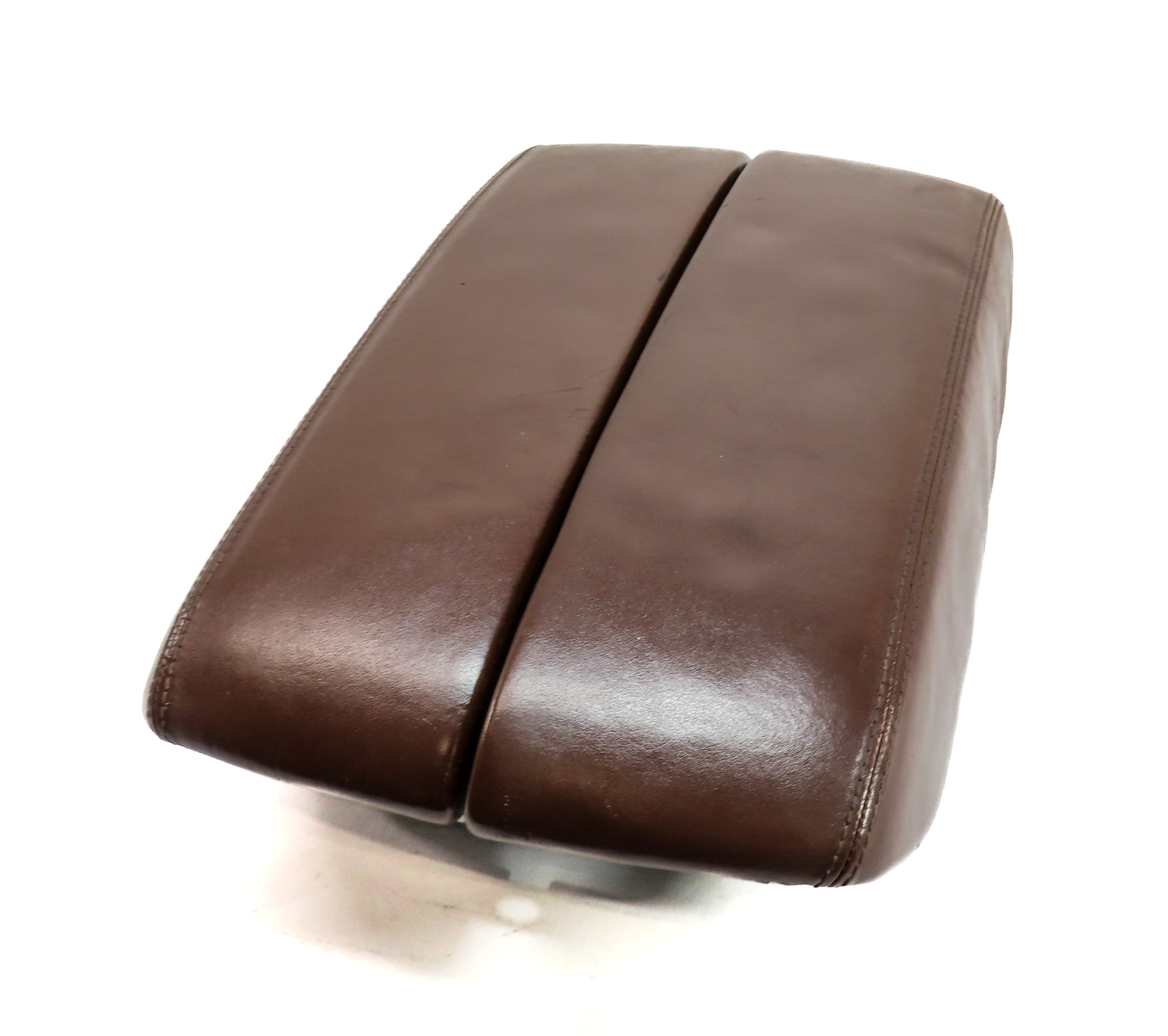 11-18 AUDI A8 S8 D4 4H FRONT CENTER CONSOLE LEATHER ARM REST COVER LID (Brown) — exact item pictured