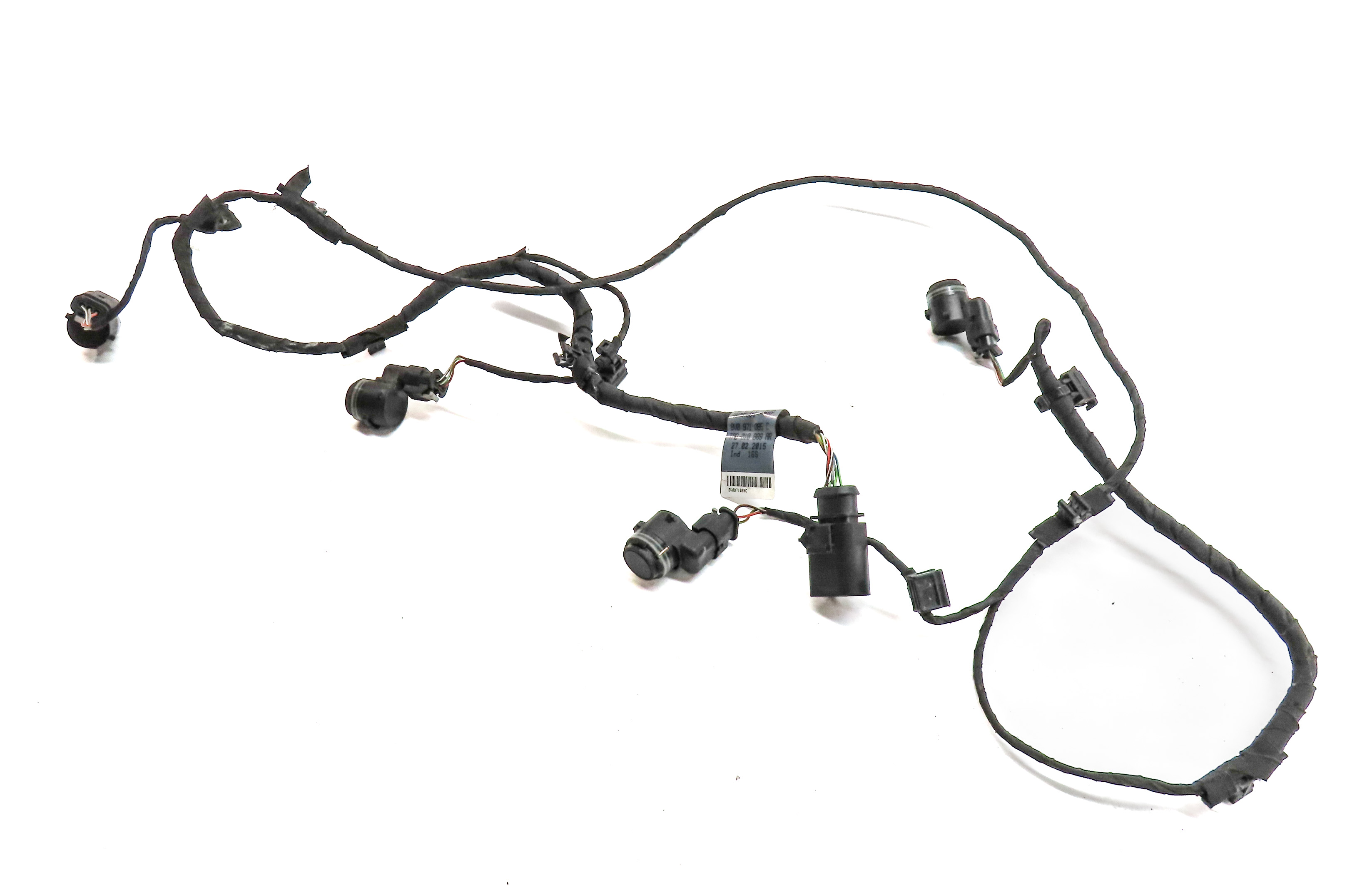 16 AUDI A3 E-TRON (8V) FRONT PARK ASSIST PDC DISTANCE CONTROL WIRE SENSOR SET/4 — exact item pictured