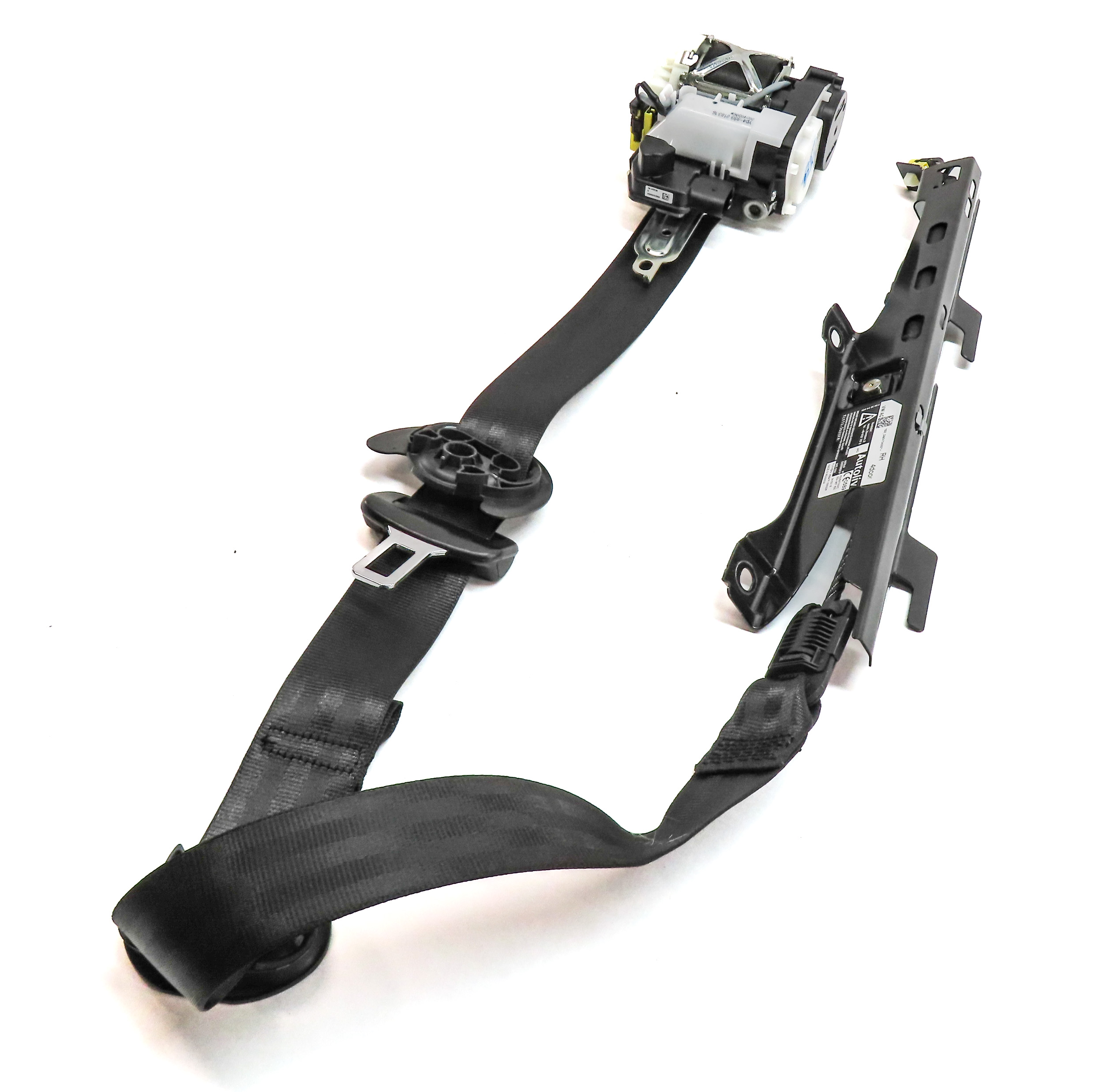 16-18 AUDI A3 E-TRON (8VF) FRONT RIGHT PASSENGER SEATBELT RETRACTOR (Black) — exact item pictured