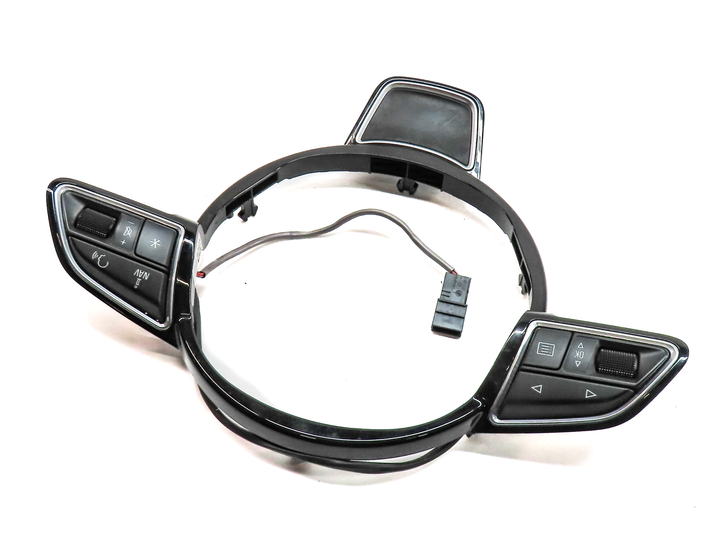 2016 AUDI A3 E-TRON (8V) DRIVER STEERING WHEEL PHONE MEDIA OPTION SELECT SWITCH — exact item pictured