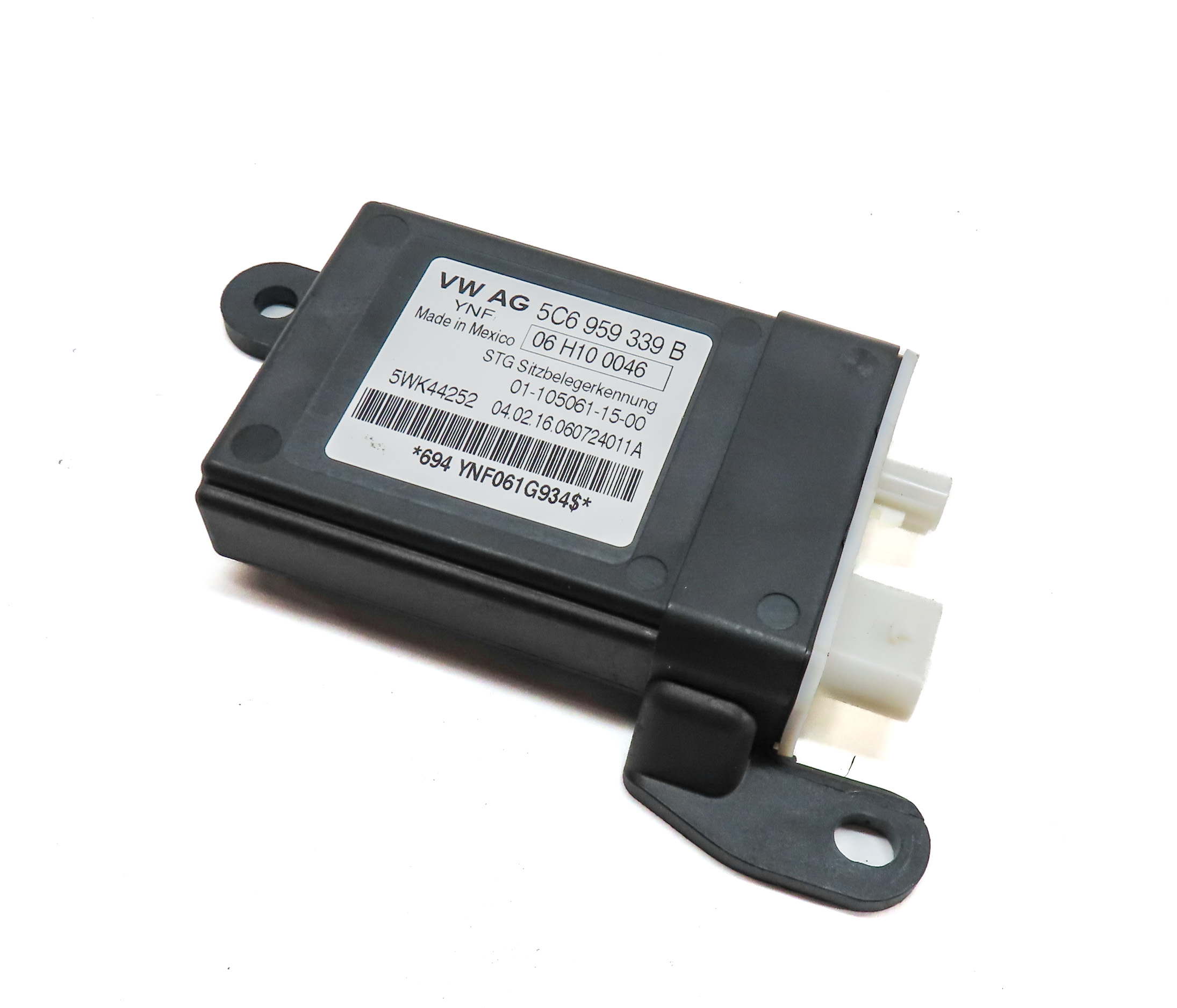 2016 AUDI A3 E-TRON (8V) FRONT RIGHT PASSENGER SEAT OCCUPANCY CONTROL MODULE — exact item pictured