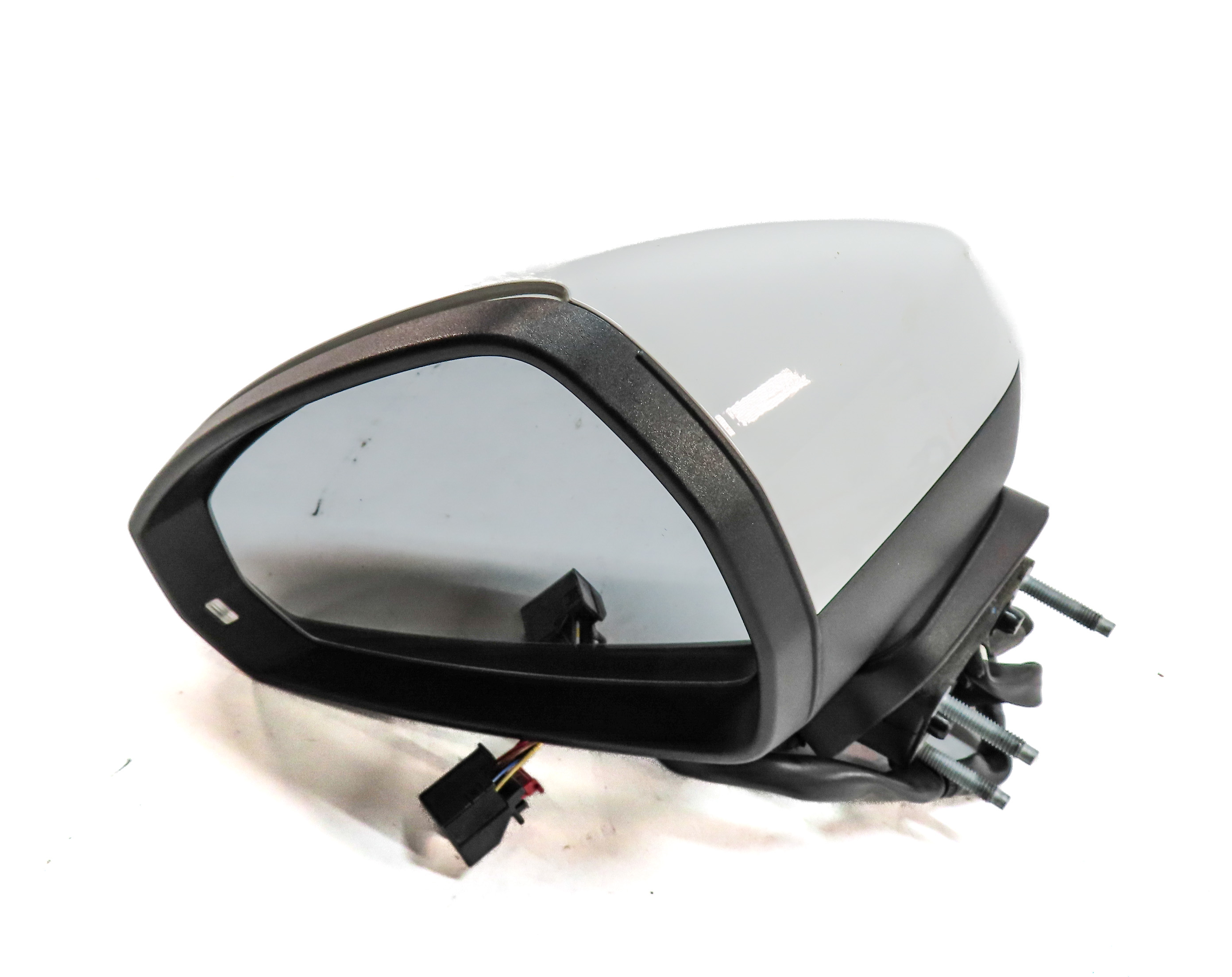 2015-2018 AUDI A3 S3 (8V) DRIVER MANUAL FOLD HEATED DOOR MIRROR (White) — exact item pictured