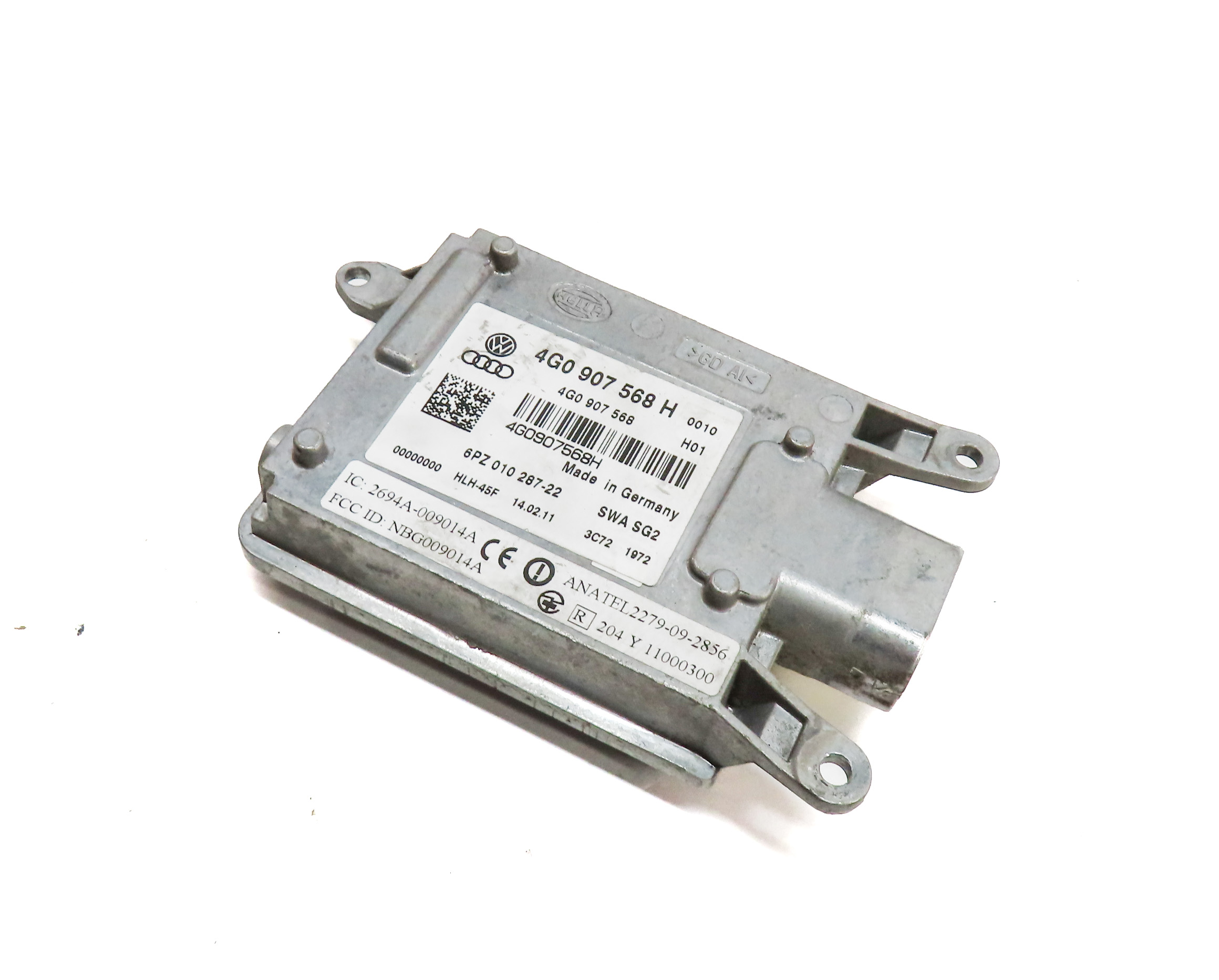 2012-2015 AUDI A7 S7 RS7 (C7 4G8) BLIND SPOT ALERT CONTROL MODULE (SLAVE) — exact item pictured