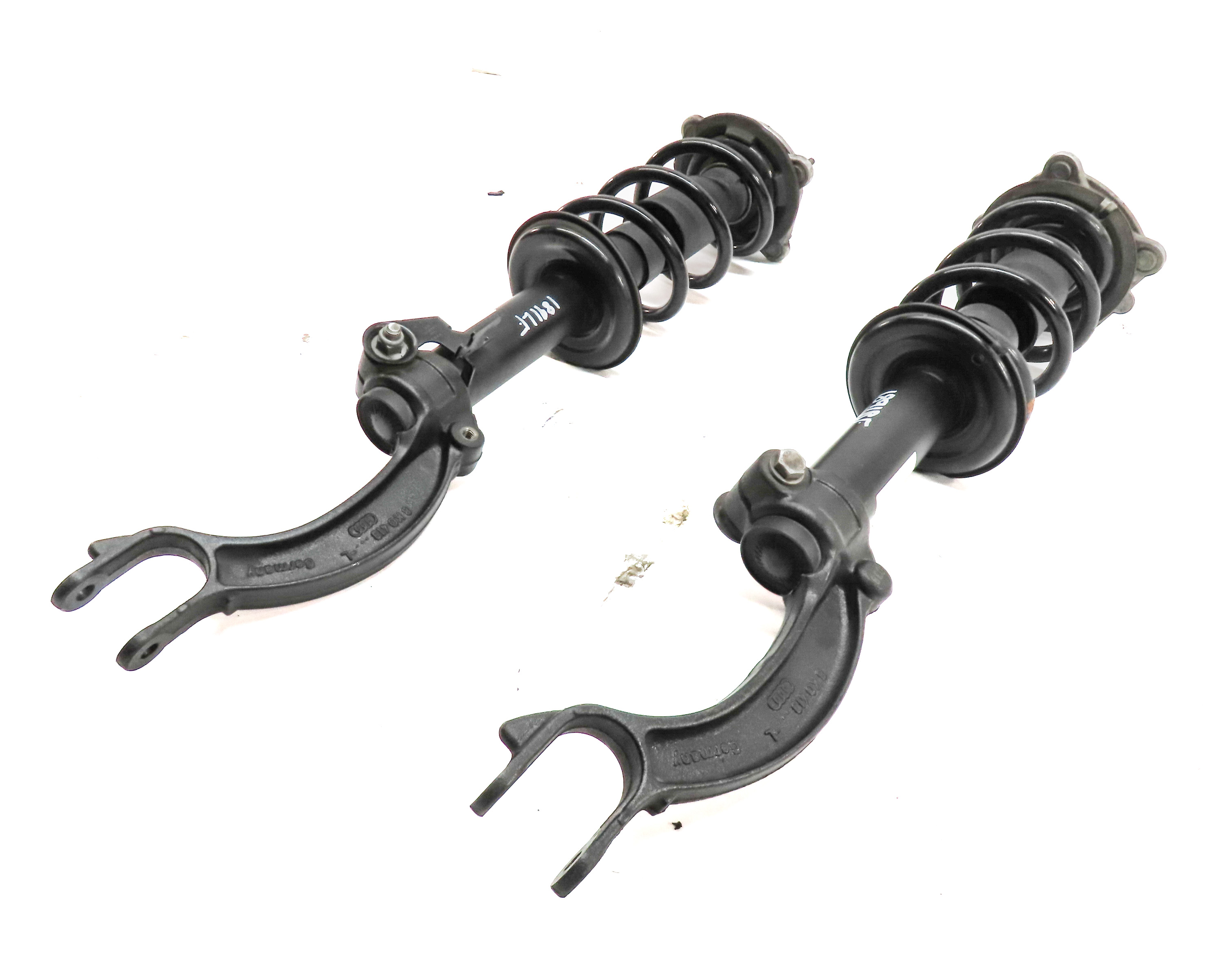2012-2017 AUDI A6 A7 (C7) FRONT LEFT & RIGHT SPORT SUSPENSION SHOCK STRUT SET — exact item pictured