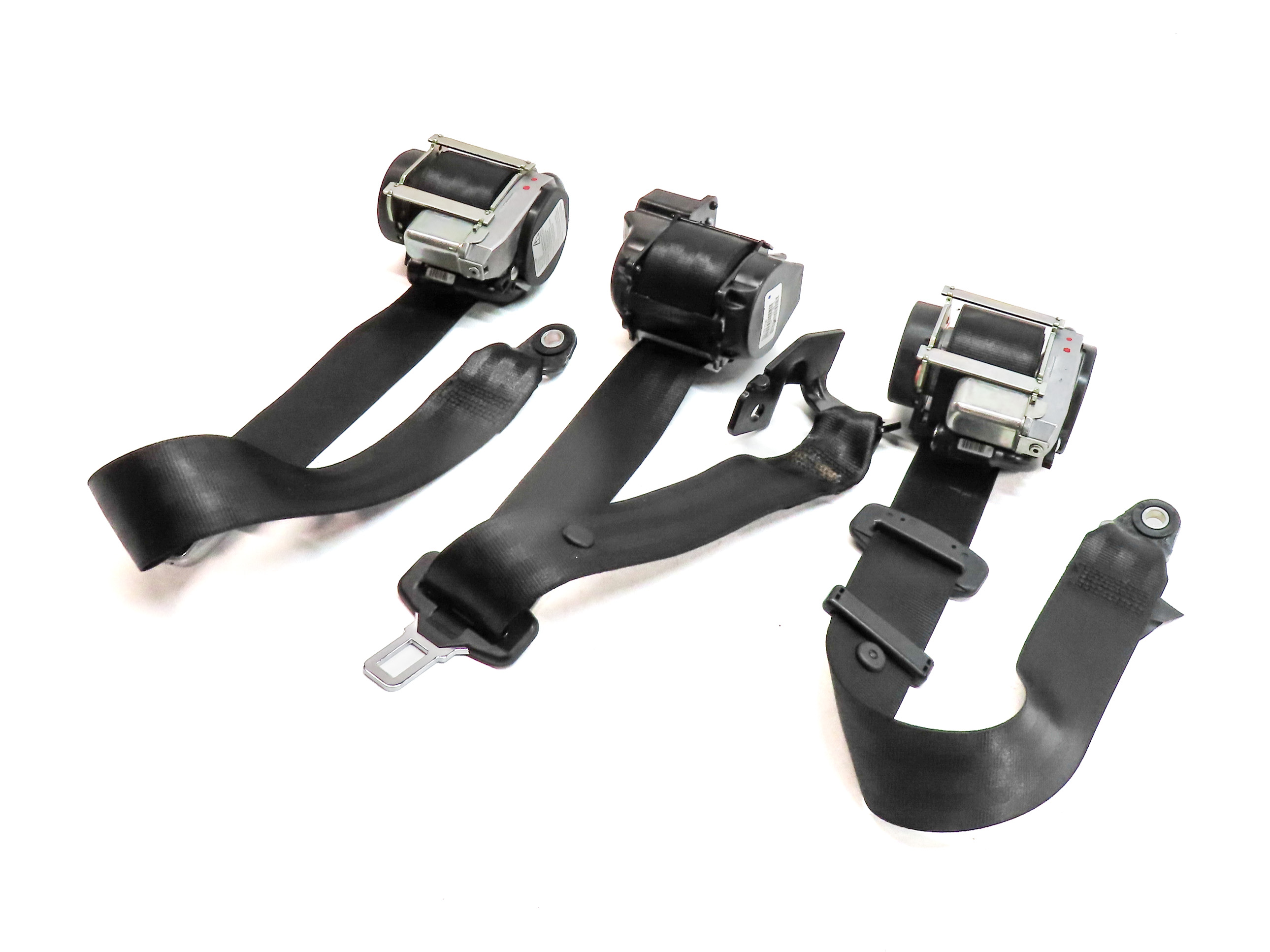 2016 RANGE ROVER (L405) REAR LEFT CENTER RIGHT SEAT SEATBELT RETRACTOR SET/3 — exact item pictured