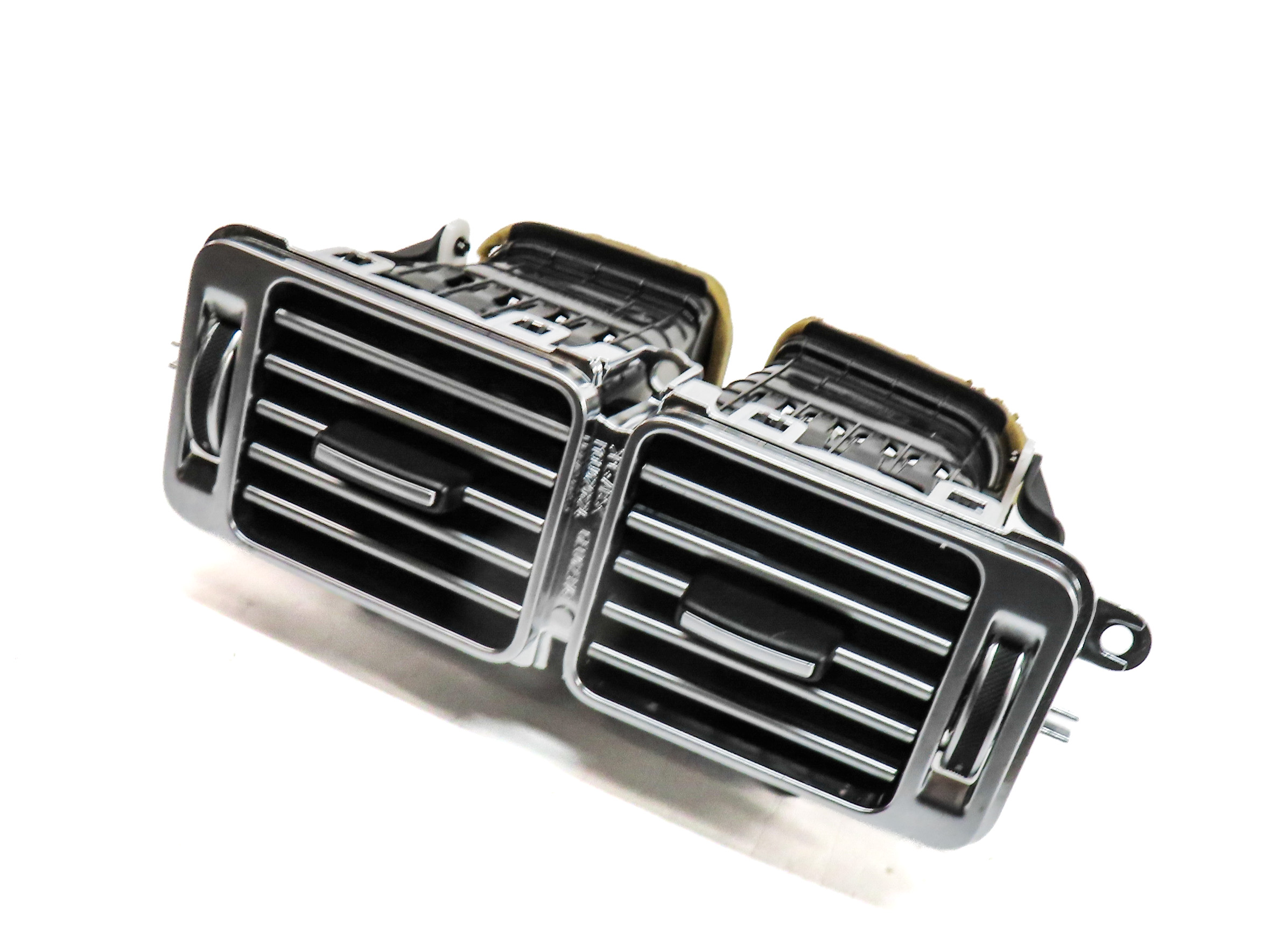 2016 RANGE ROVER (L405) REAR CENTER CONSOLE HEAT AIR AC DUAL VENT (BLACK/SILVER) — exact item pictured