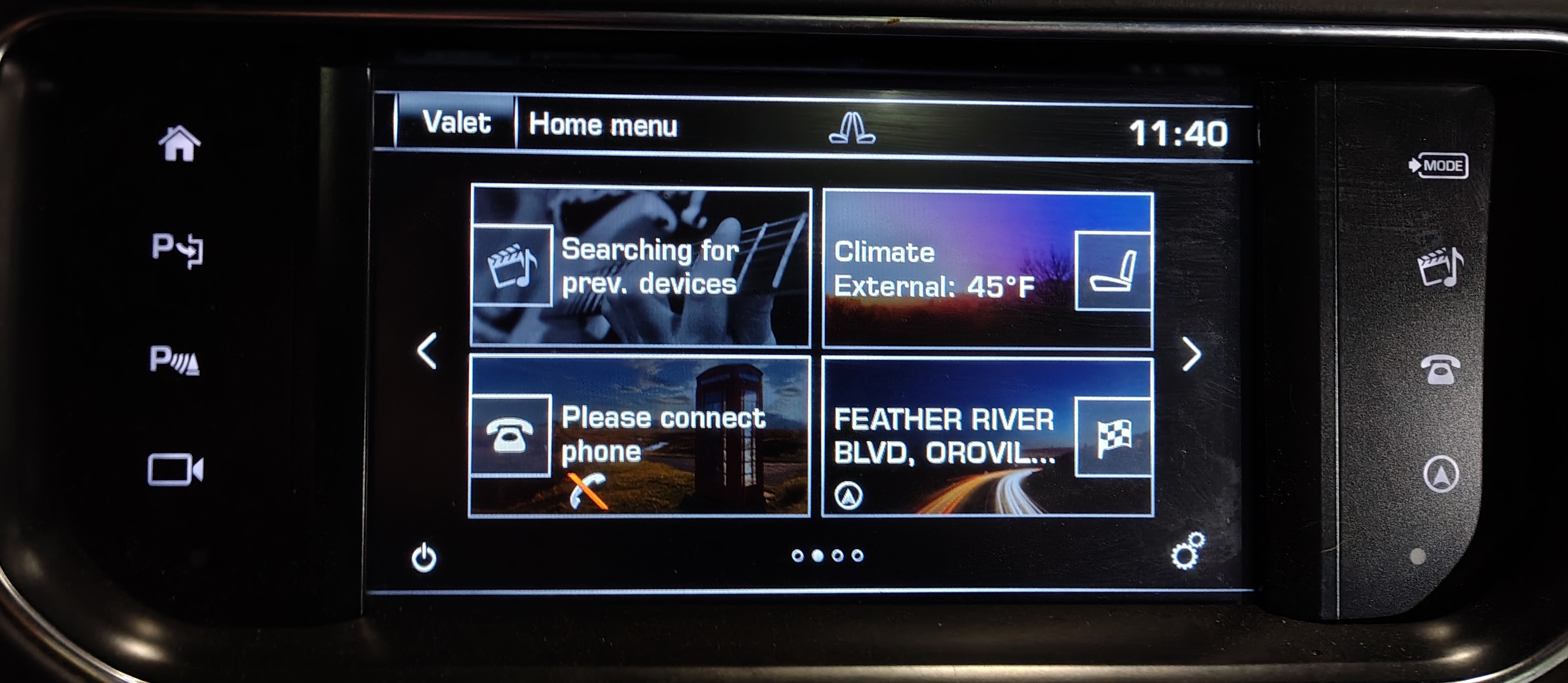 2016 LAND RANGE ROVER CENTER DASH GPS NAVIGATION INFORMATION TOUCH SCREEN — exact item pictured