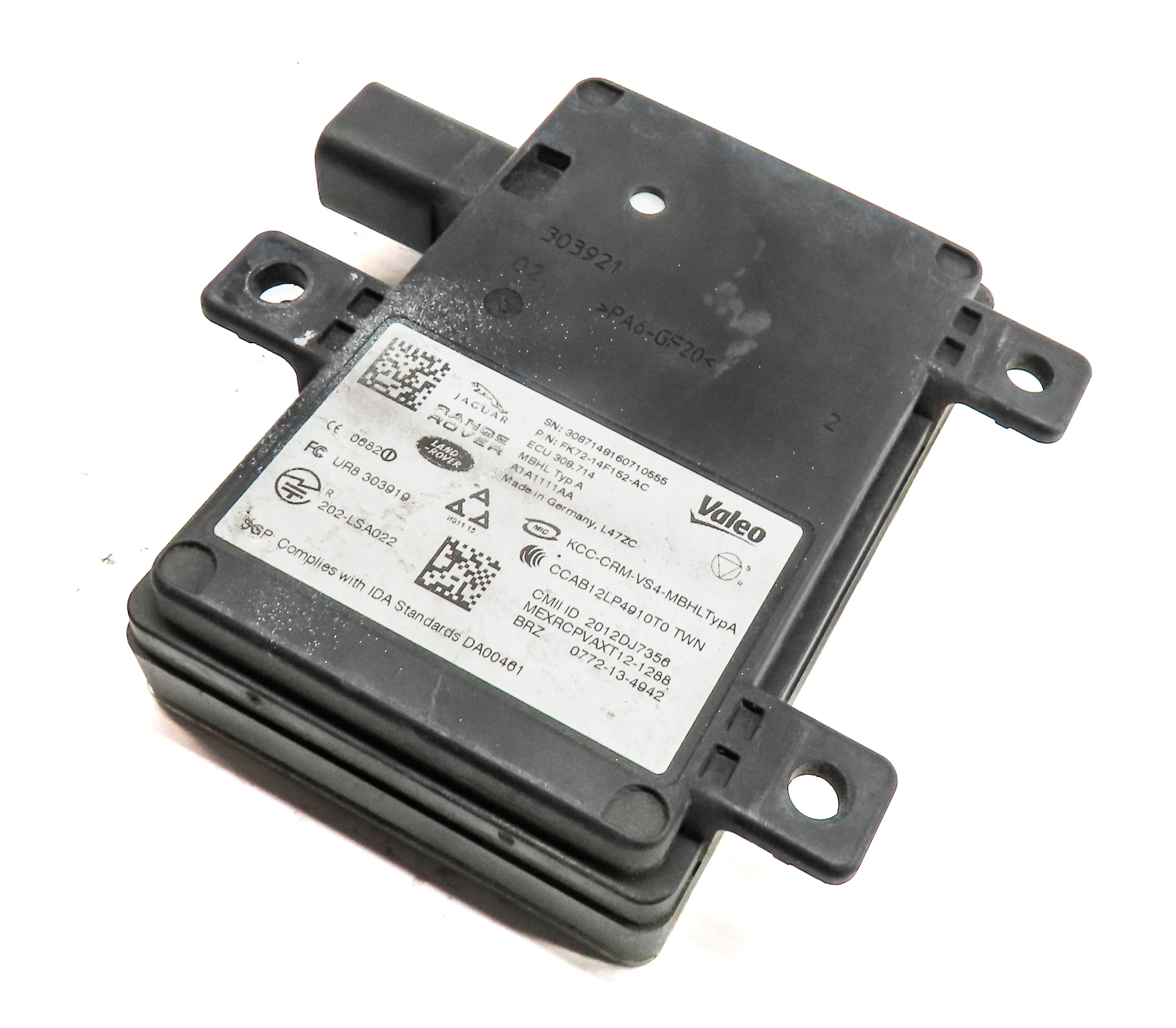 2016 RANGE ROVER (L405) REAR DRIVER ASSIST RIGHT BLIND SPOT RADAR SENSOR MODULE — exact item pictured