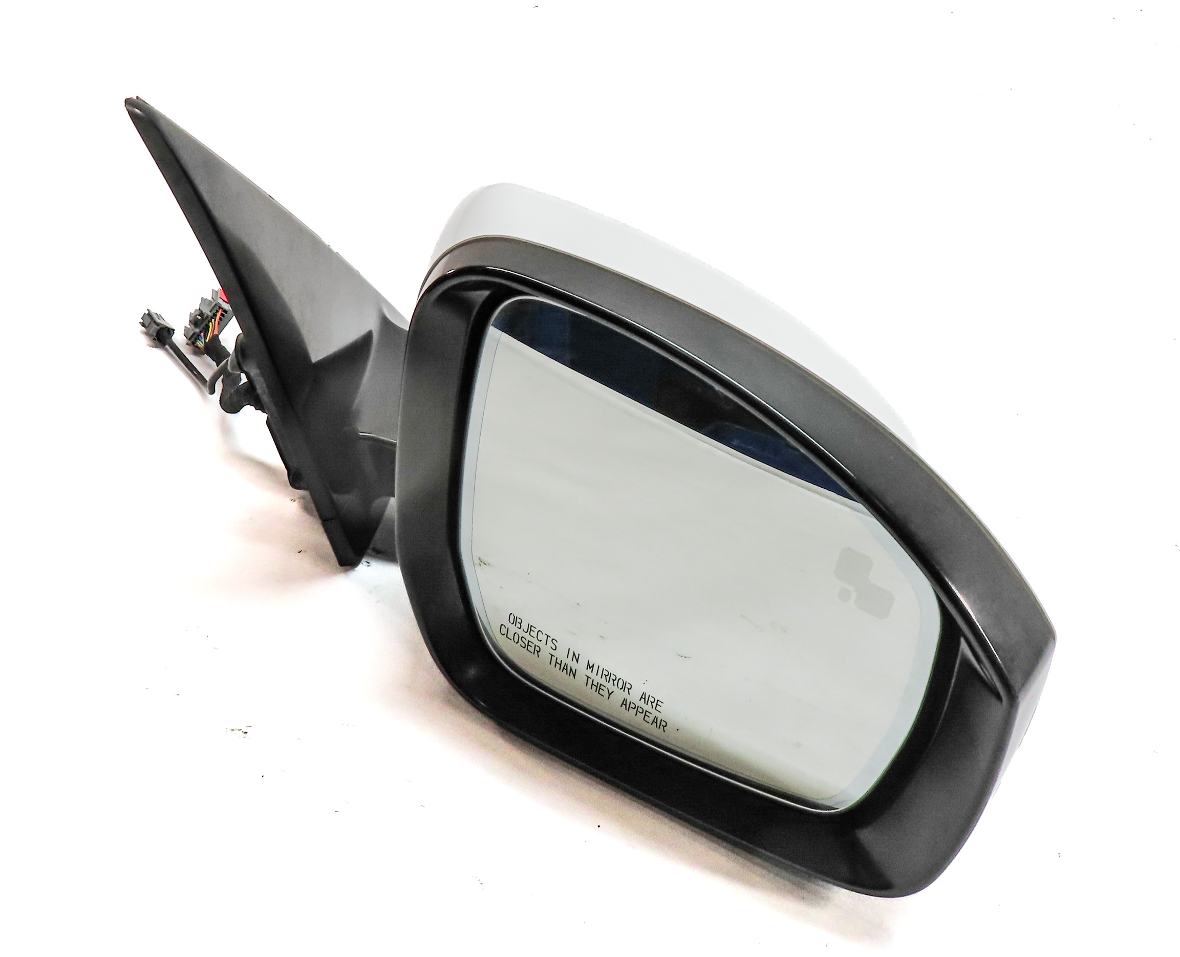 14-17 RANGE ROVER L405 FRONT RIGHT AUTODIM BLIND SPOT CAMERA DOOR MIRROR (WHITE) — exact item pictured
