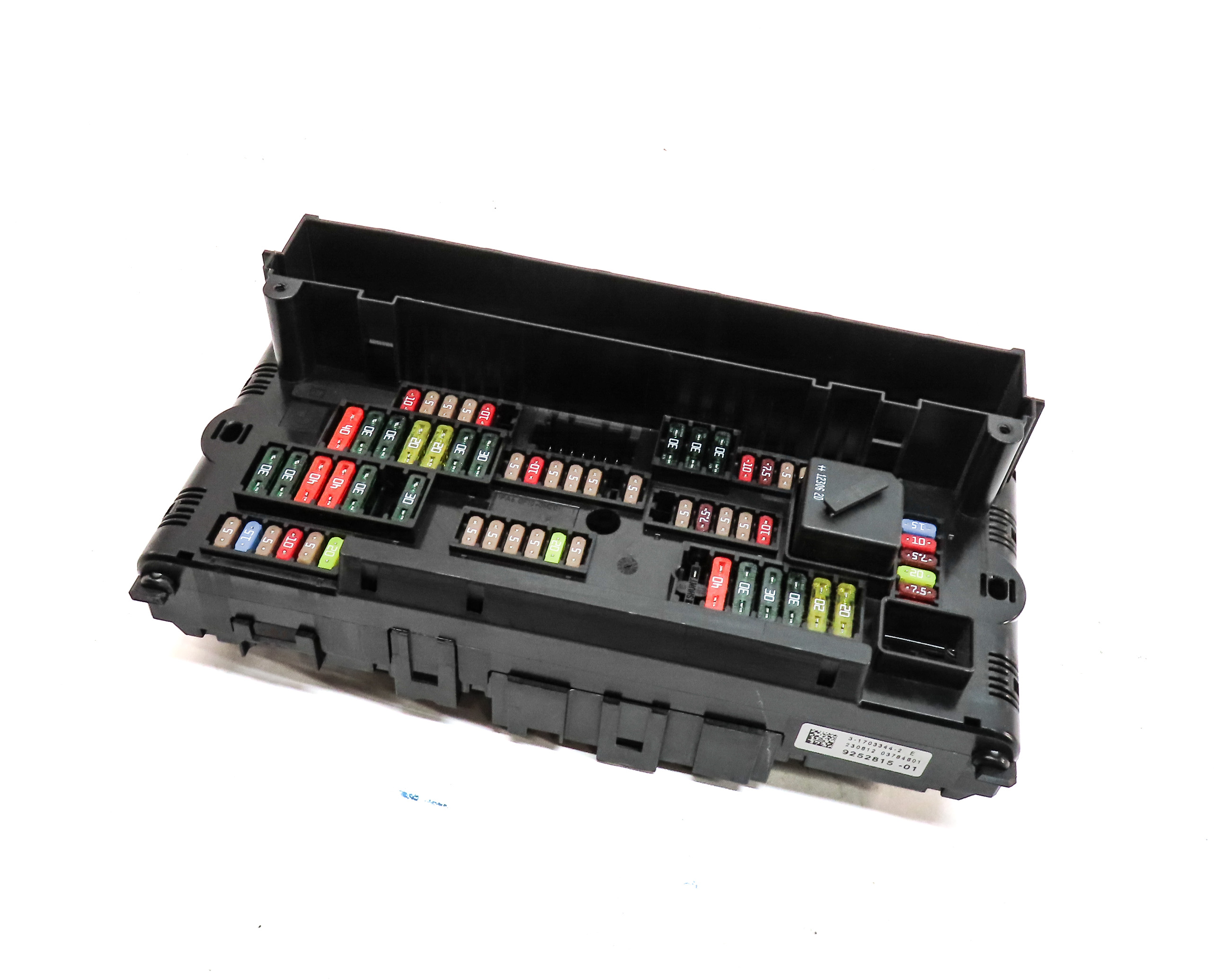 2012-2017 BMW 5 6 7 (F01 F06 F10) FRONT POWER DISTRIBUTION RELAY FUSE BOX — exact item pictured
