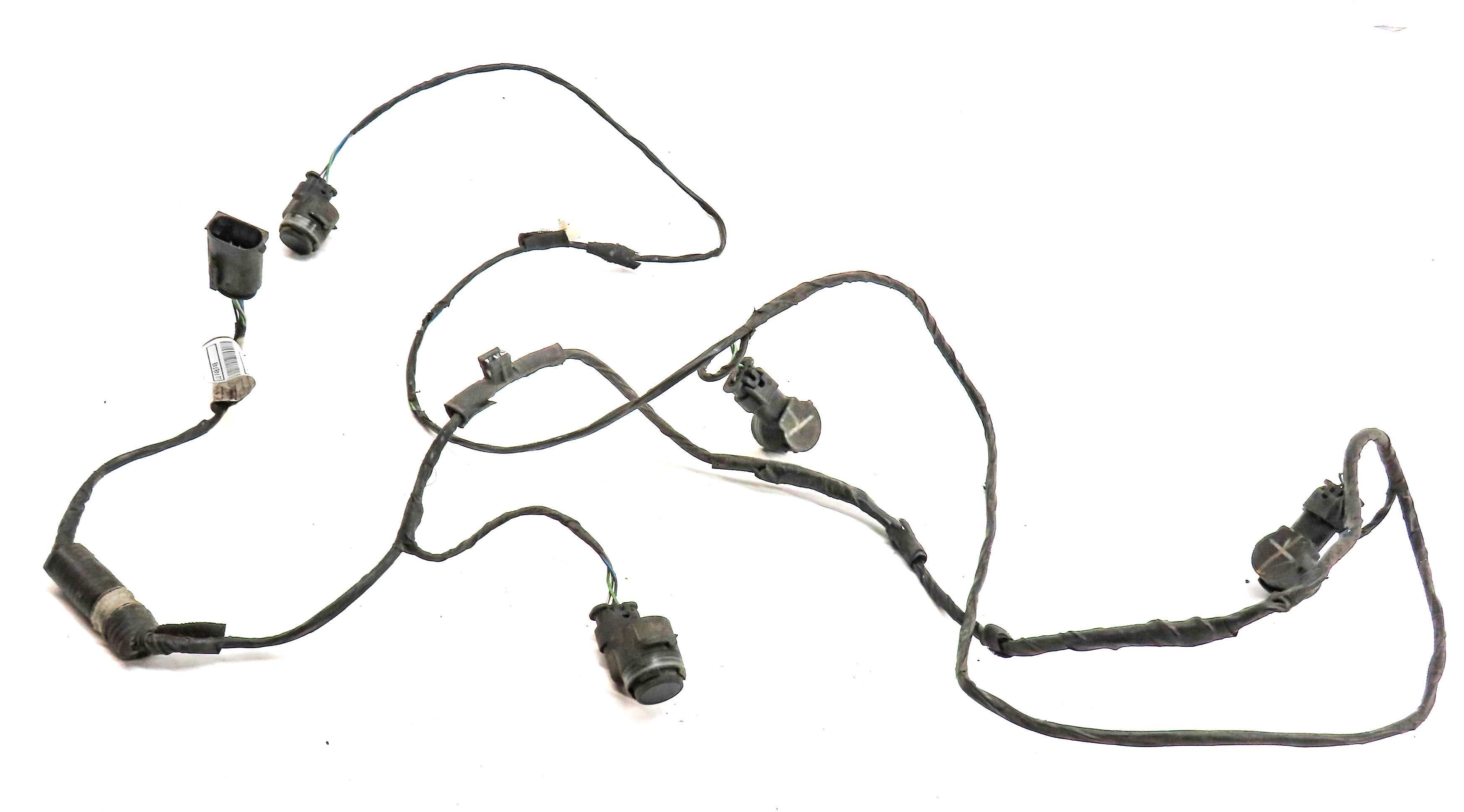 2017 BMW X1 (F48) FRONT PARK ASSIST PDC DISTANCE CONTROL WIRE SENSOR SET/4 — exact item pictured