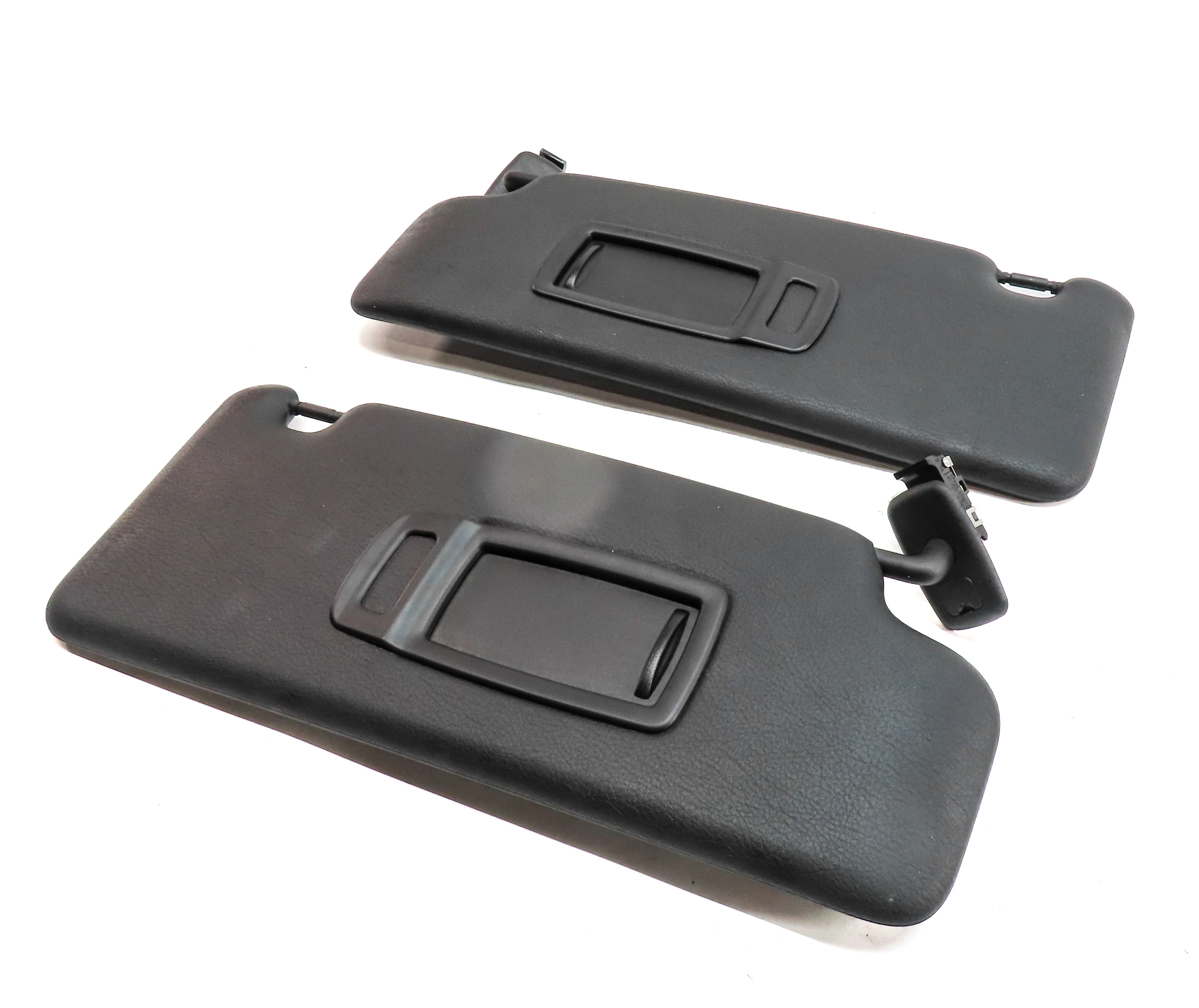 2016-2021 BMW X1 (F48) FRONT LEFT & RIGHT SUNVISOR VISOR SHADE SET (Black) — exact item pictured