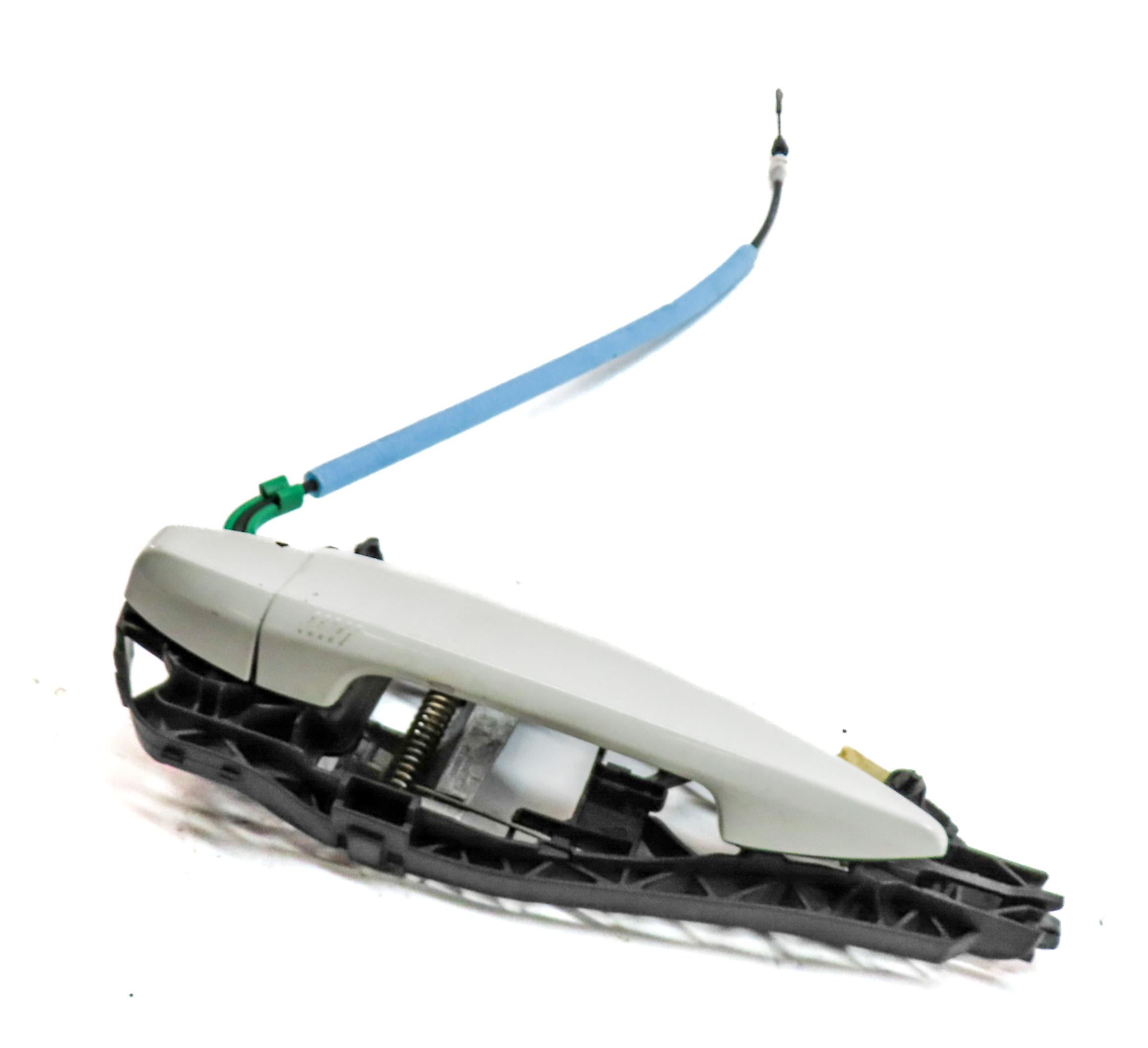 14-21 BMW X1 X2 X5 X6 (F15 F16 F39 F48) FRONT LEFT COMFORT DOOR HANDLE (White) — exact item pictured