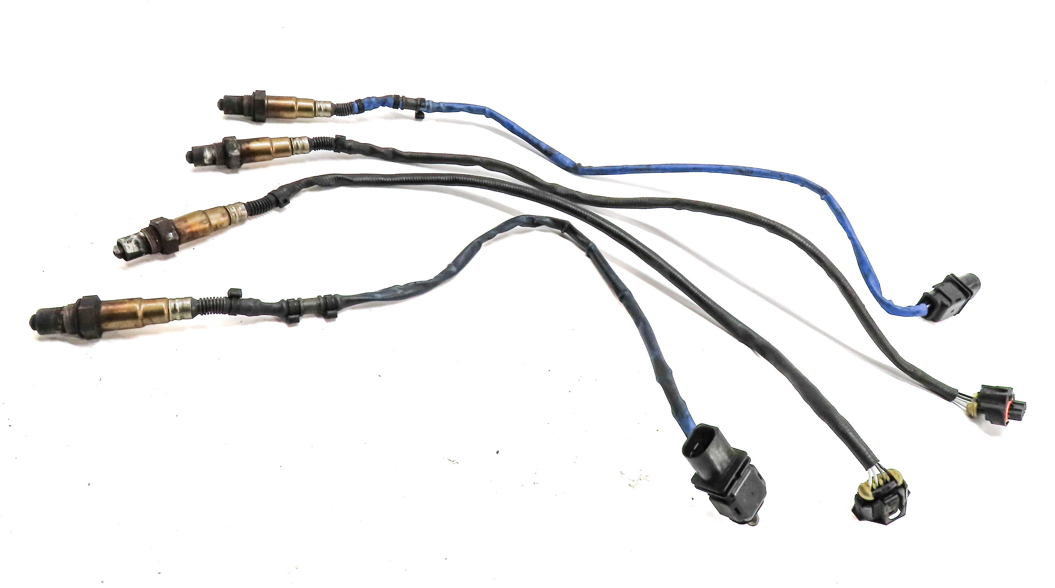 2008 PORSCHE CAYENNE 957 4.8L TURBO M48.51 ENGINE OXYGEN O2 LAMBDA SENSOR SET/4 — exact item pictured