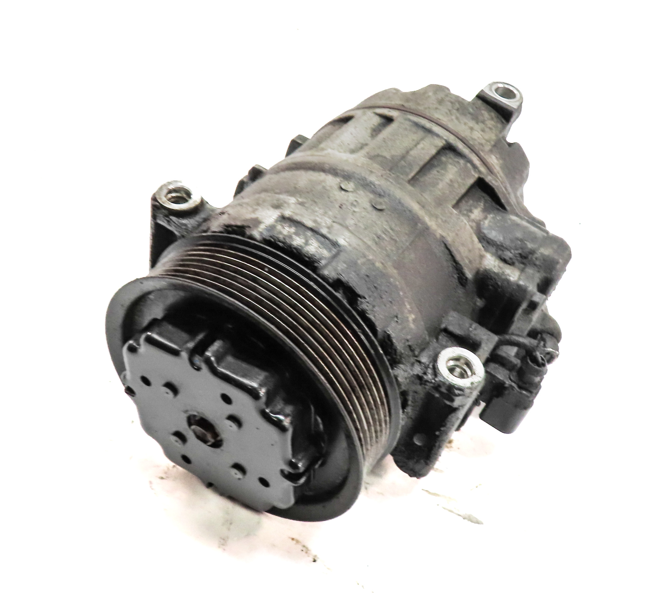 2008-2010 PORSCHE CAYENNE (957) 4.8L ENGINE AIR CONDITIONING A/C COMPRESSOR PUMP — exact item pictured