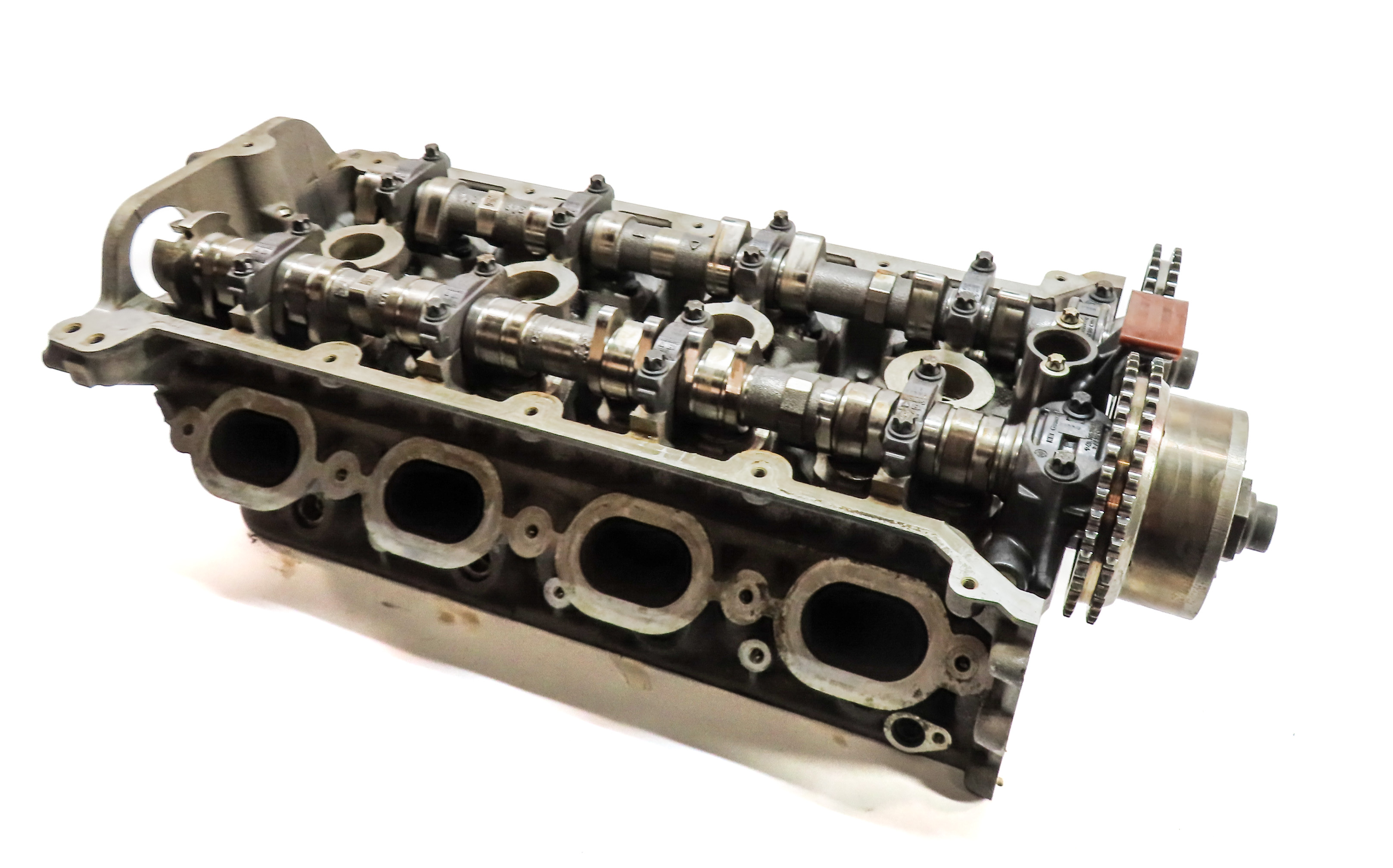 2008-2010 PORSCHE CAYENNE (957) 4.8L TWIN TURBO ENGINE LEFT CYLINDER HEAD — exact item pictured