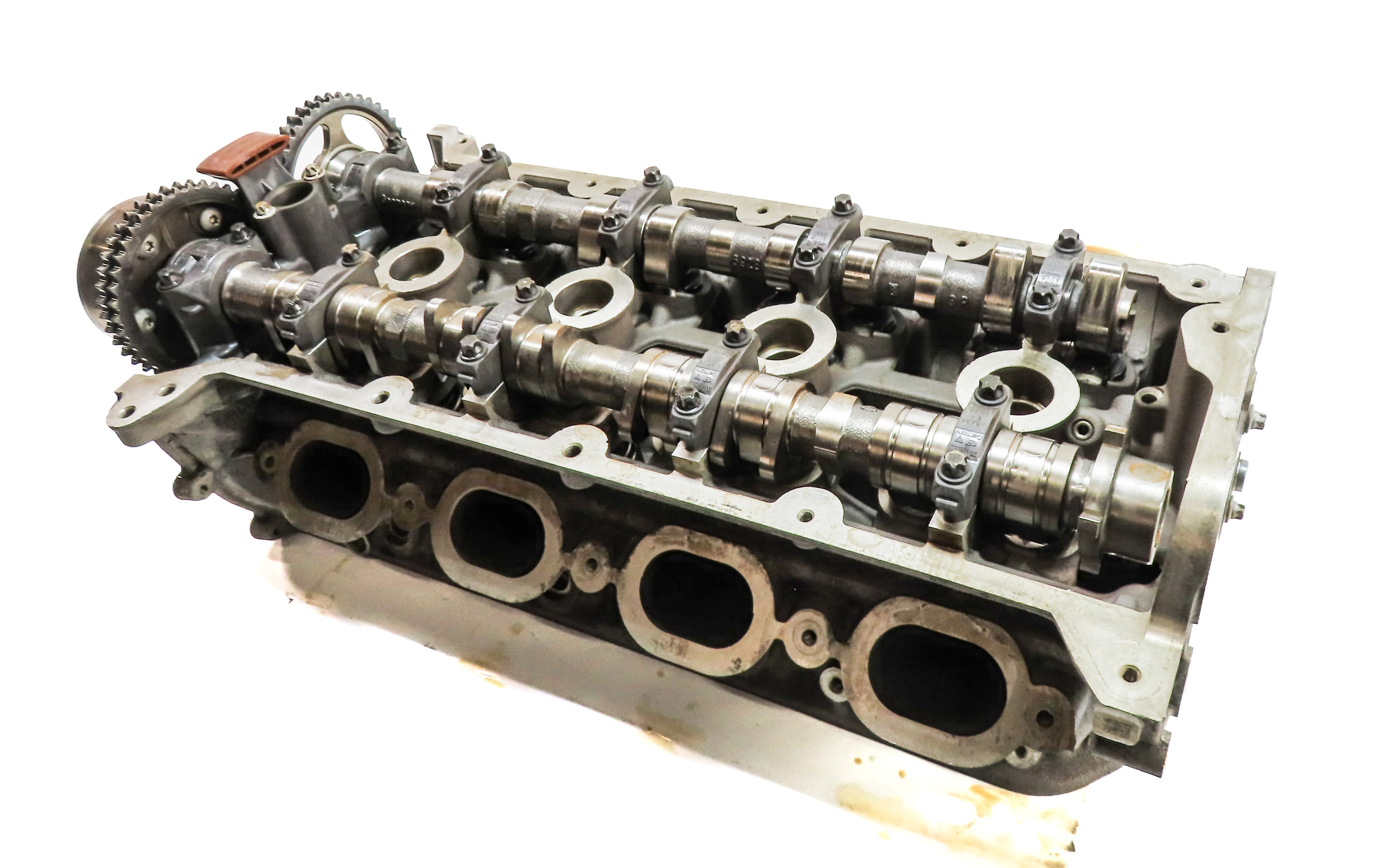 2008-2010 PORSCHE CAYENNE (957) 4.8L TWIN TURBO ENGINE RIGHT CYLINDER HEAD — exact item pictured