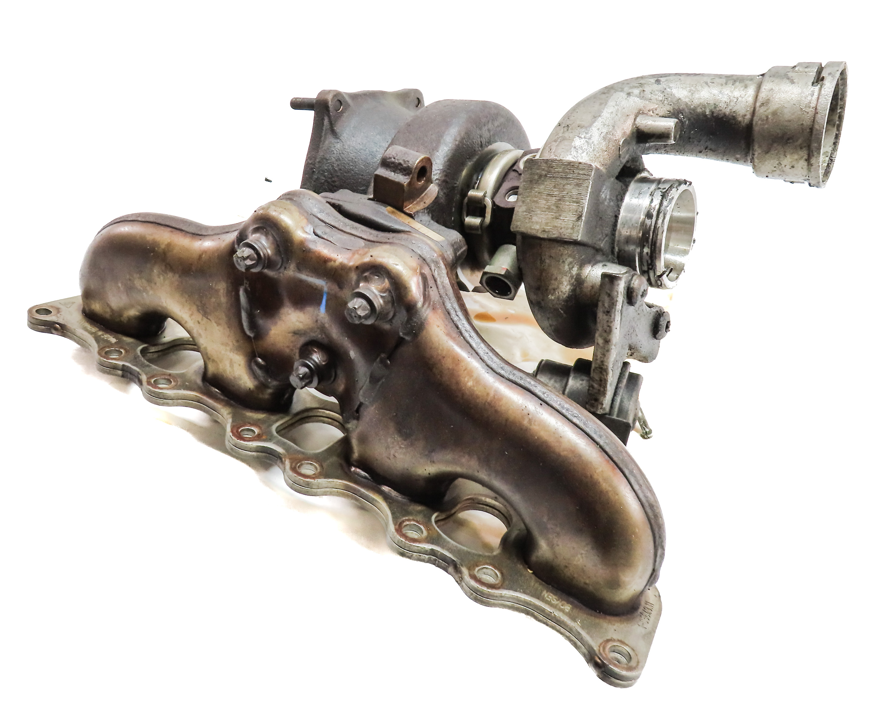 2008-2018 PORSCHE CAYENNE (957 958) 4.8L TURBO ENGINE LEFT TURBOCHARGER — exact item pictured