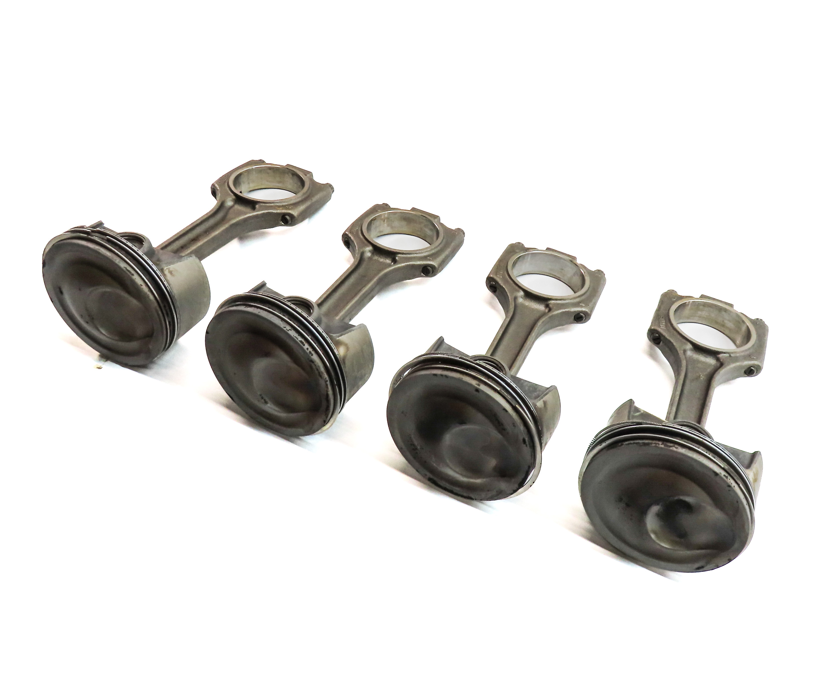 2008 PORSCHE CAYENNE (957) 4.8L TURBO (M48.51) ENGINE MOTOR PISTON & ROD SET/4 — exact item pictured