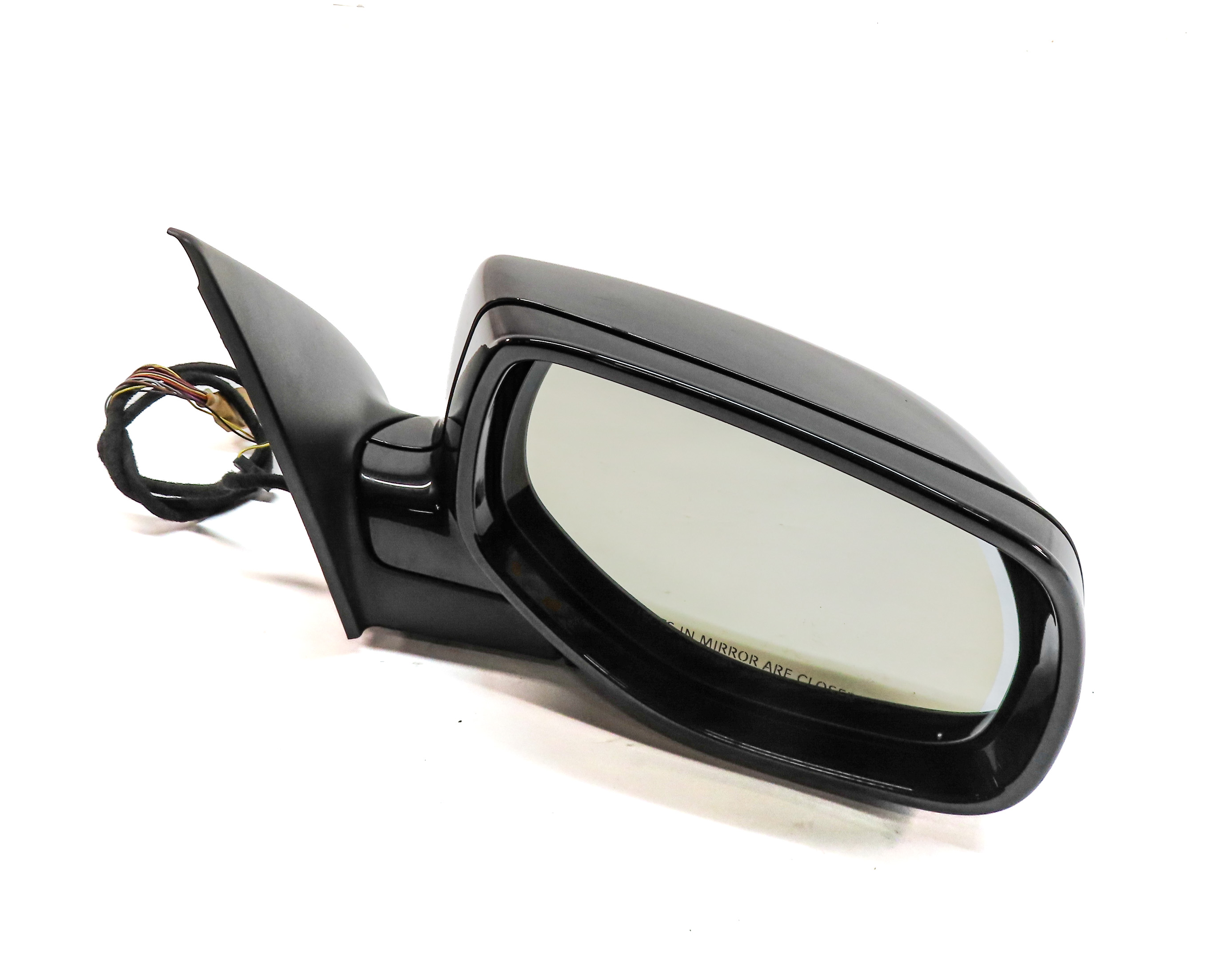 2008-2010 PORSCHE CAYENNE (957) RIGHT P-FOLD AUTODIM MEMORY DOOR MIRROR (Black) — exact item pictured