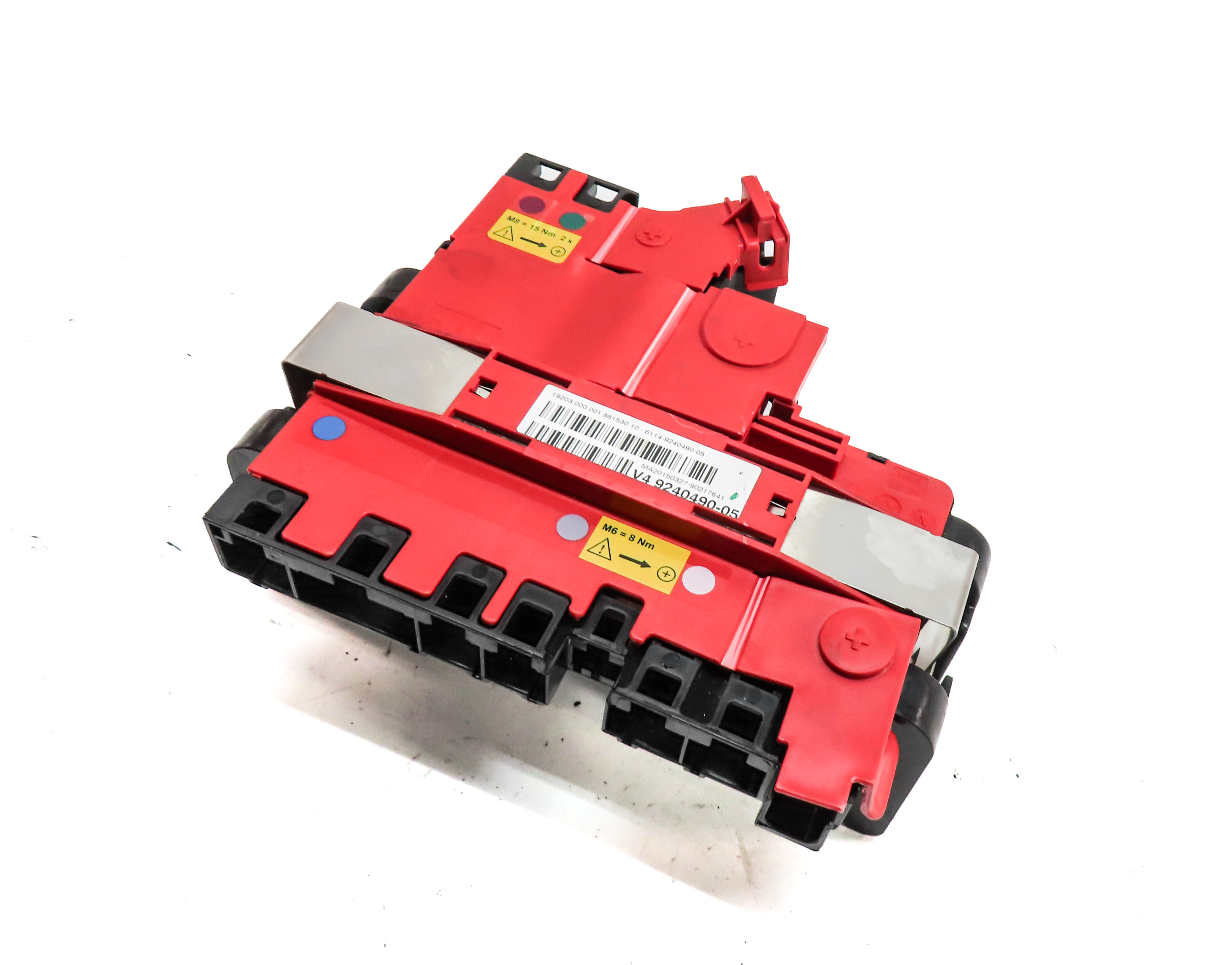 2015 BMW 750LI (F01) 4.4L (N63) ENGINE BATTERY POSITIVE POWER DISTRIBUTION PLATE — exact item pictured