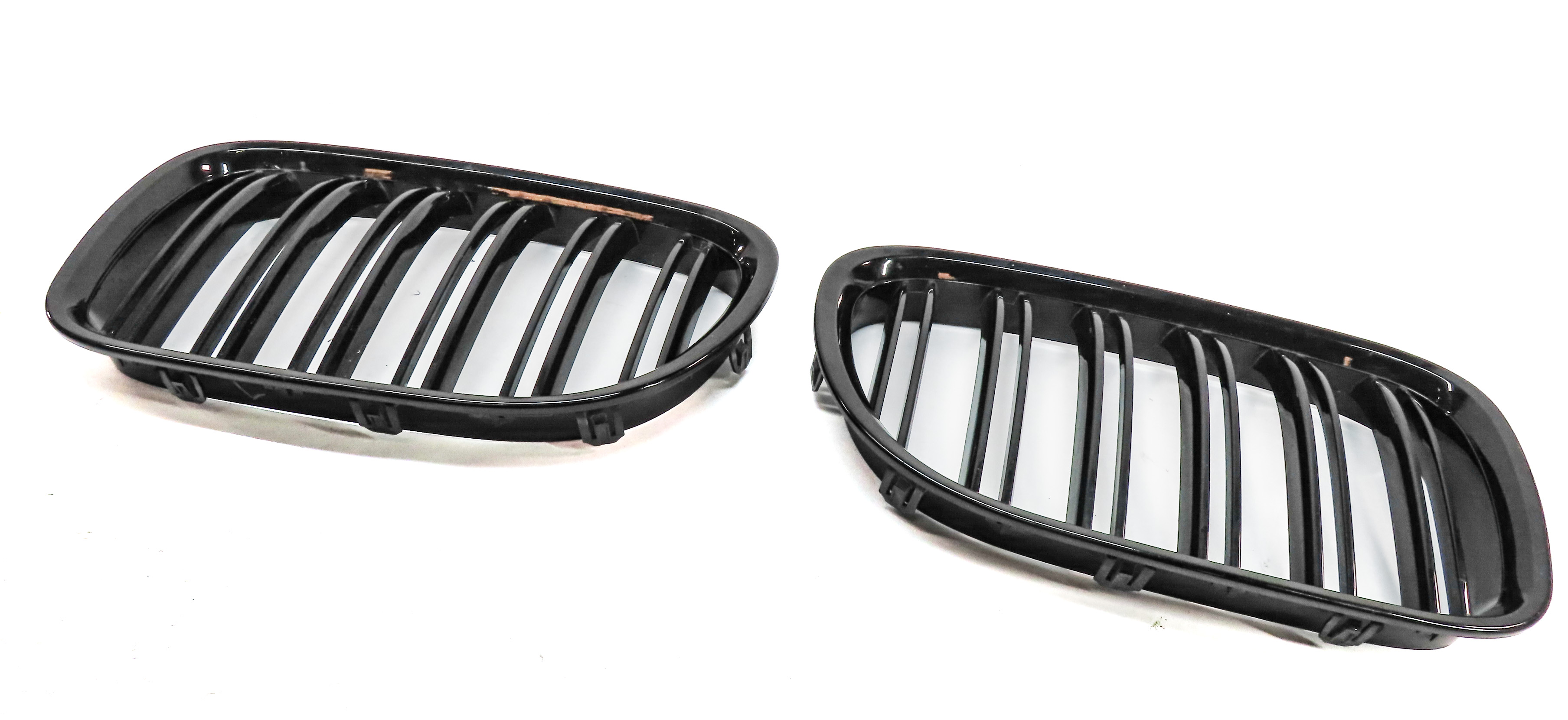 13-15 BMW 7 SERIES F01 F02 F04 FRONT LEFT & RIGHT HOOD KIDNEY GRILLE SET/2 — exact item pictured