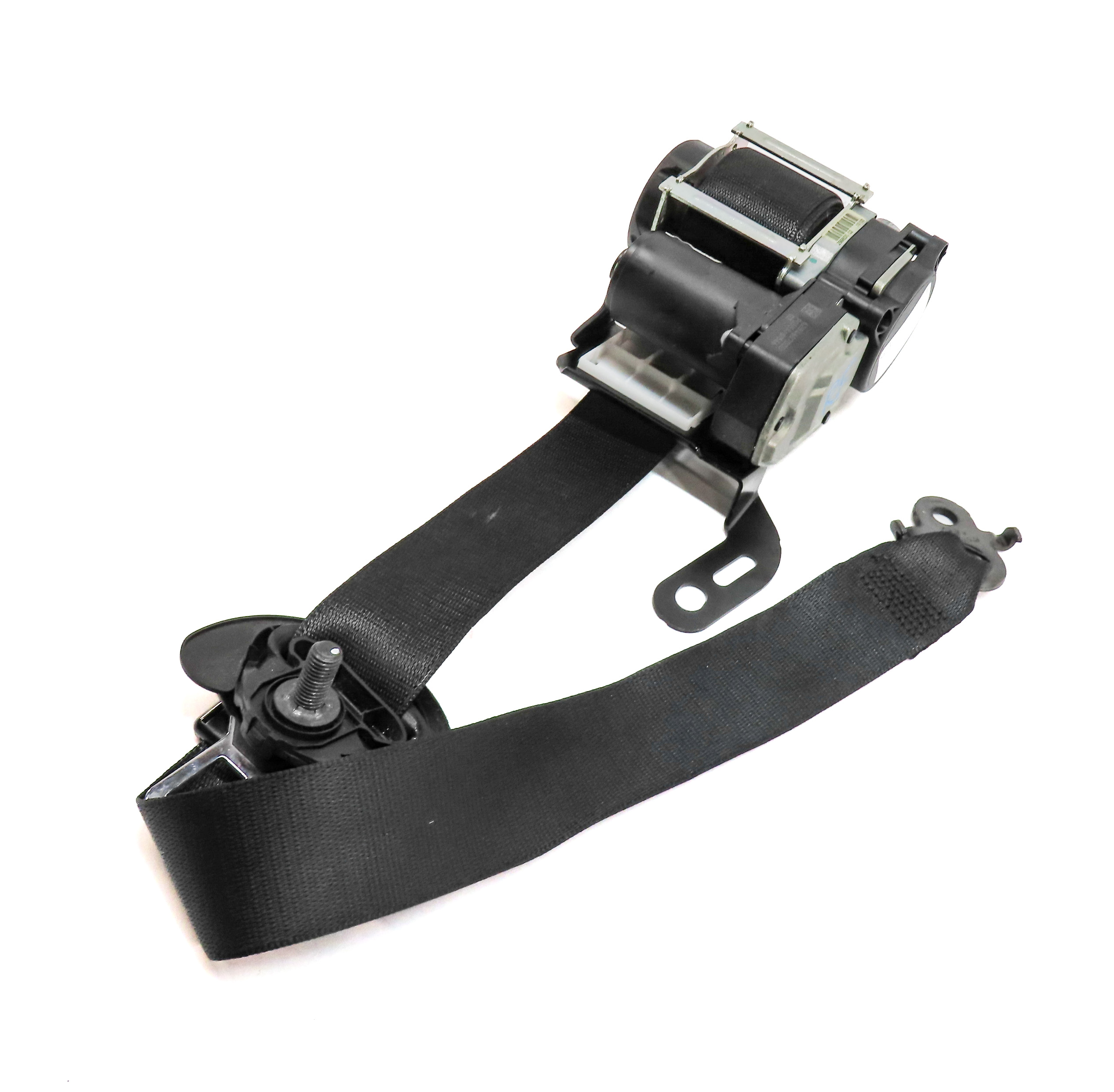 13-15 BMW 740i 750i 760i (F01 F02 F04) RIGHT FRONT SEATBELT RETRACTOR (Black) — exact item pictured