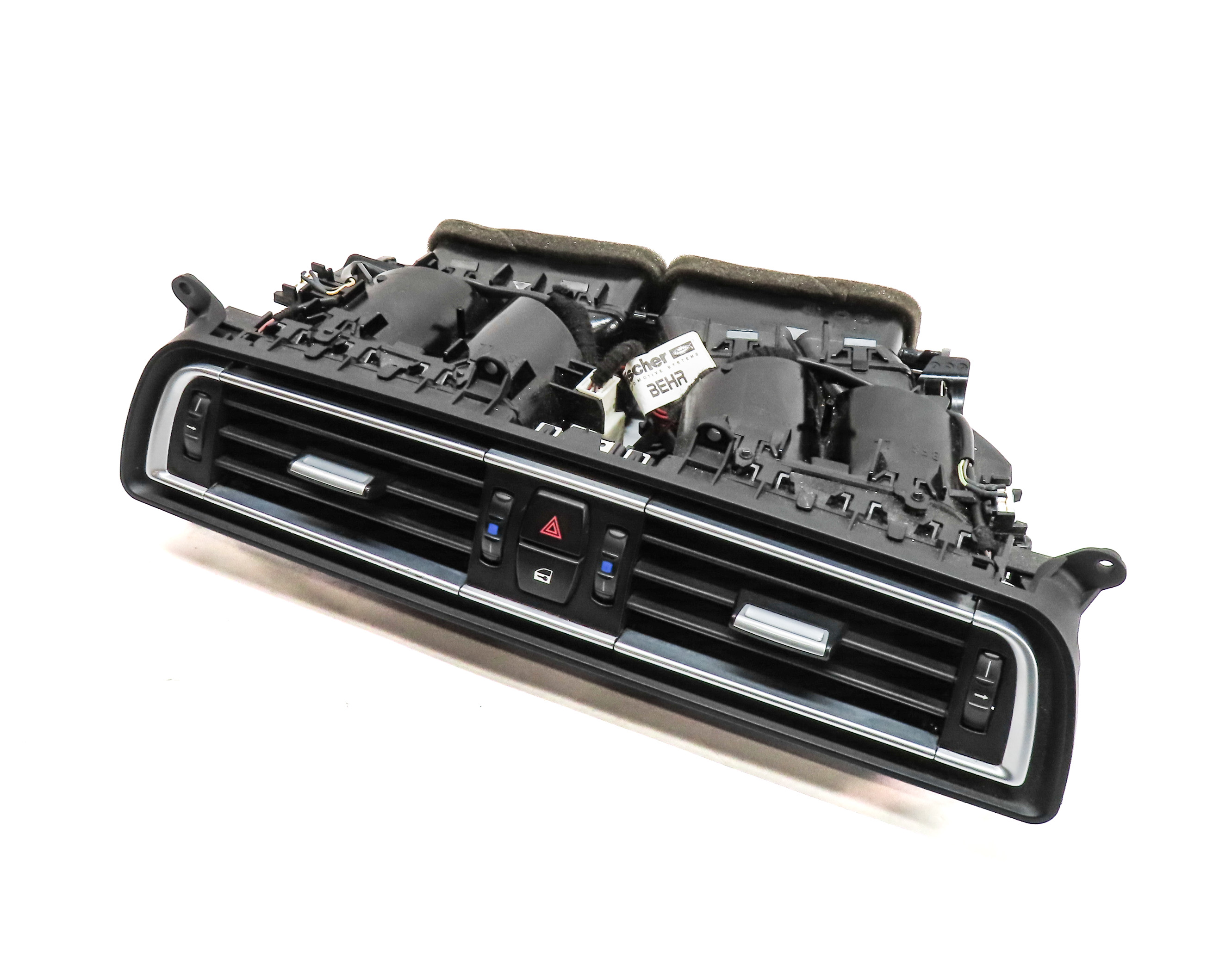 15 BMW 750LI (F01) FRONT CENTER DASH HEAT AIR AC DUAL VENT w/HAZARD LOCK SWITCH — exact item pictured