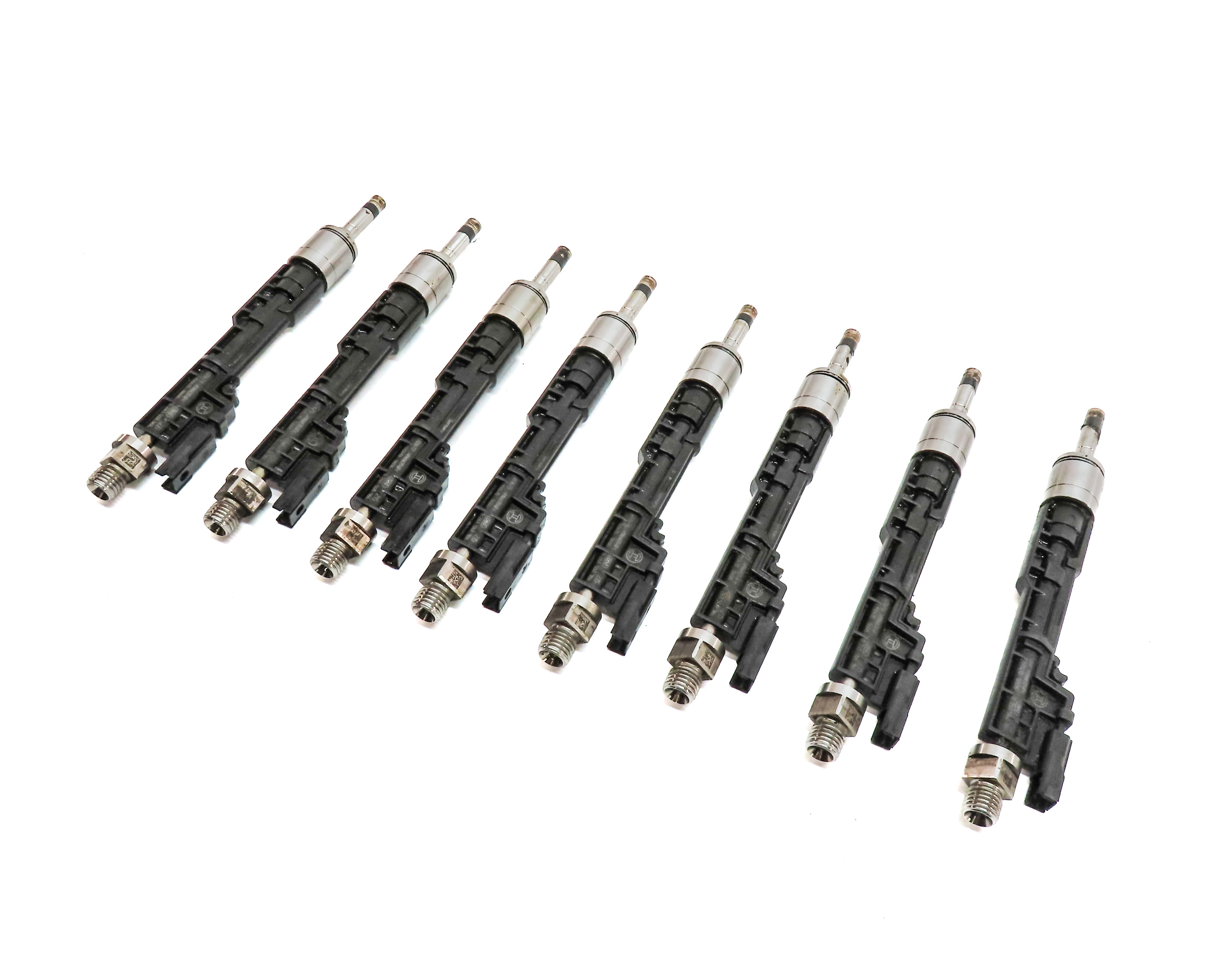 14-19 BMW 550i 650i 750i M5 M6 X5 X6 X5M X6M 4.4L N63 S63 V8 FUEL INJECTOR SET/8 — exact item pictured