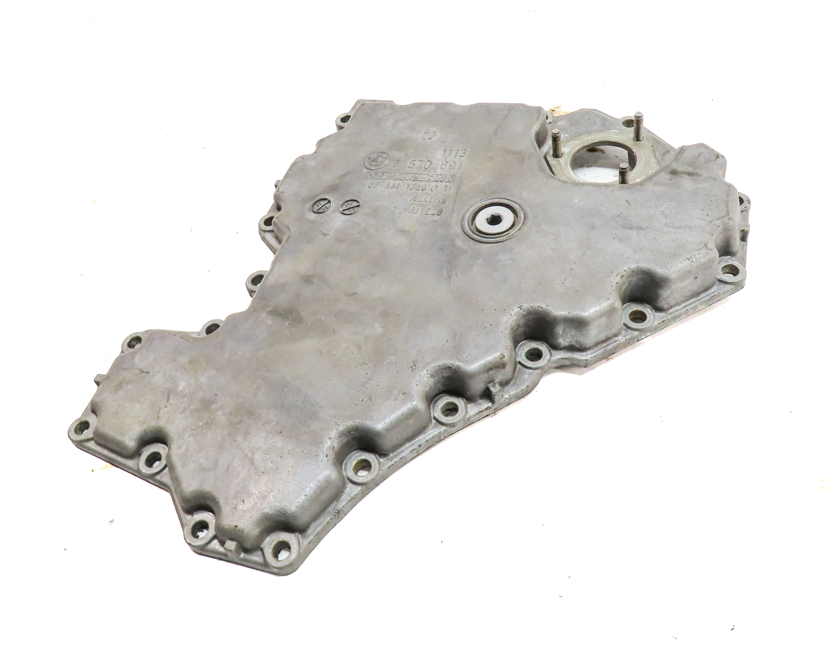 09-19 BMW 550i 550iGT 650i 750i F01 F07 F10 RWD 4.4L N63 LOWER ENGINE OIL PAN — exact item pictured