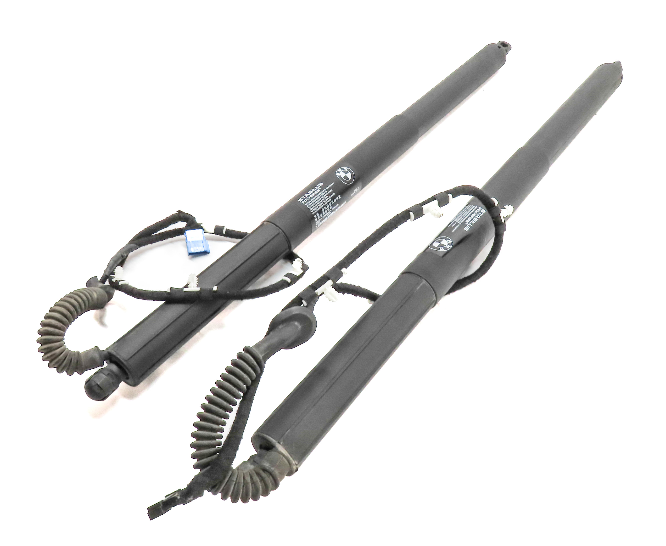 2011-2015 BMW X3 (F25) LEFT & RIGHT REAR TRUNK SHOCK STRUT SET 2 (ELECTRIC) — exact item pictured