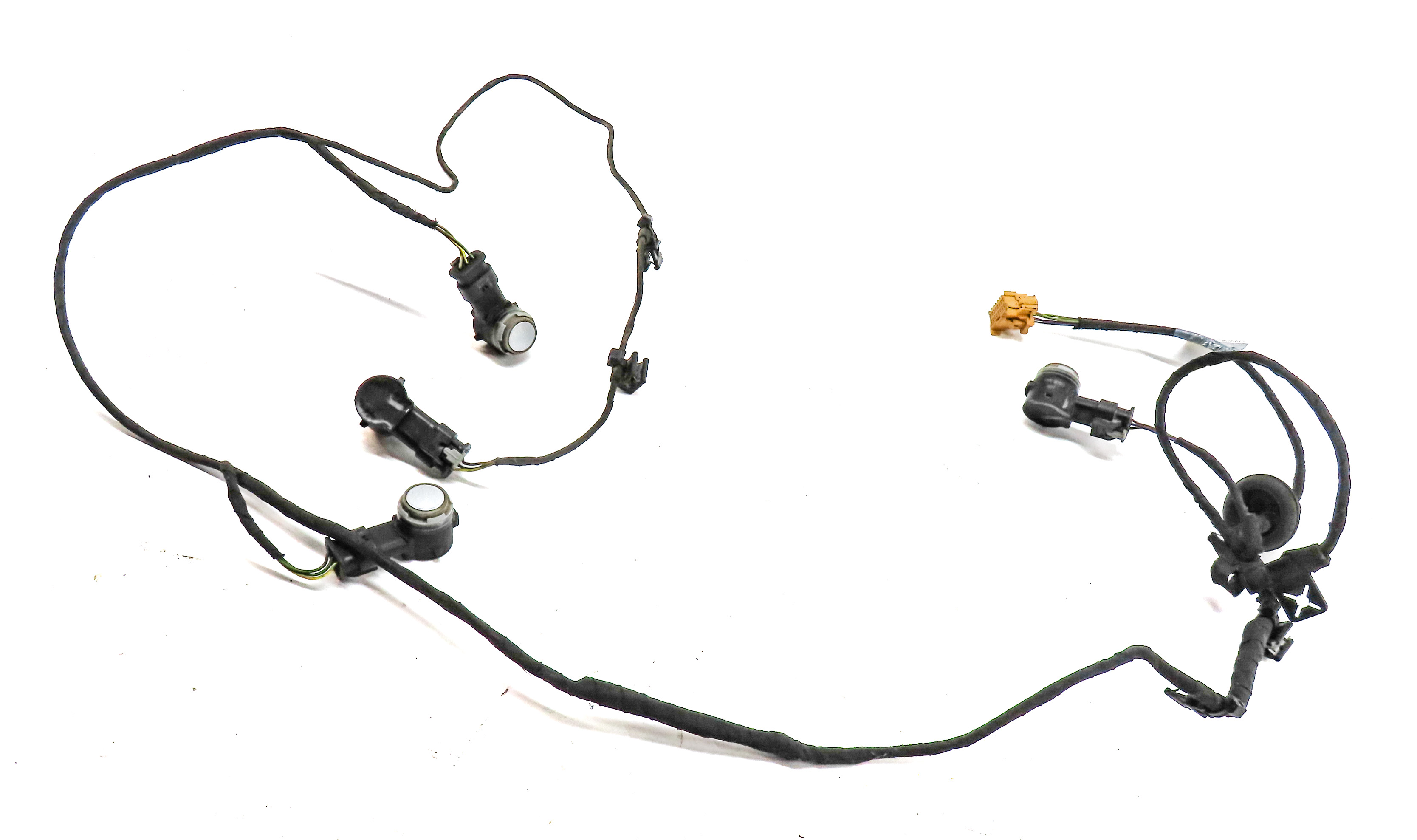 17 AUDI A4 B9 8W REAR PARK ASSIST PDC DISTANCE CONTROL WIRE SENSOR SET/4(Silver) — exact item pictured