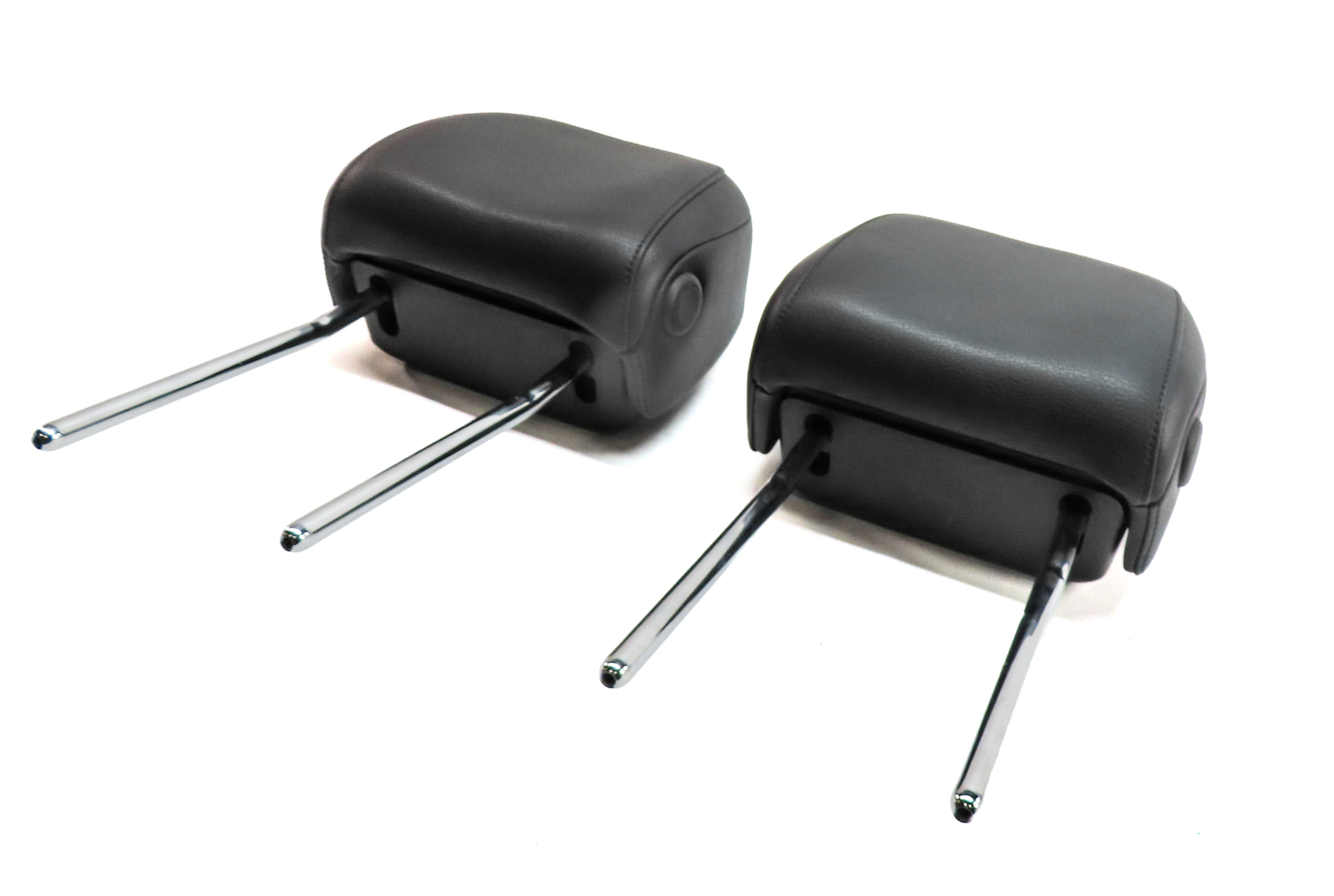 2017-2019 AUDI A4 A5 S5 (B9 F5 8W 8WS) FRONT LEFT & RIGHT HEADREST SET/2 (Black) — exact item pictured