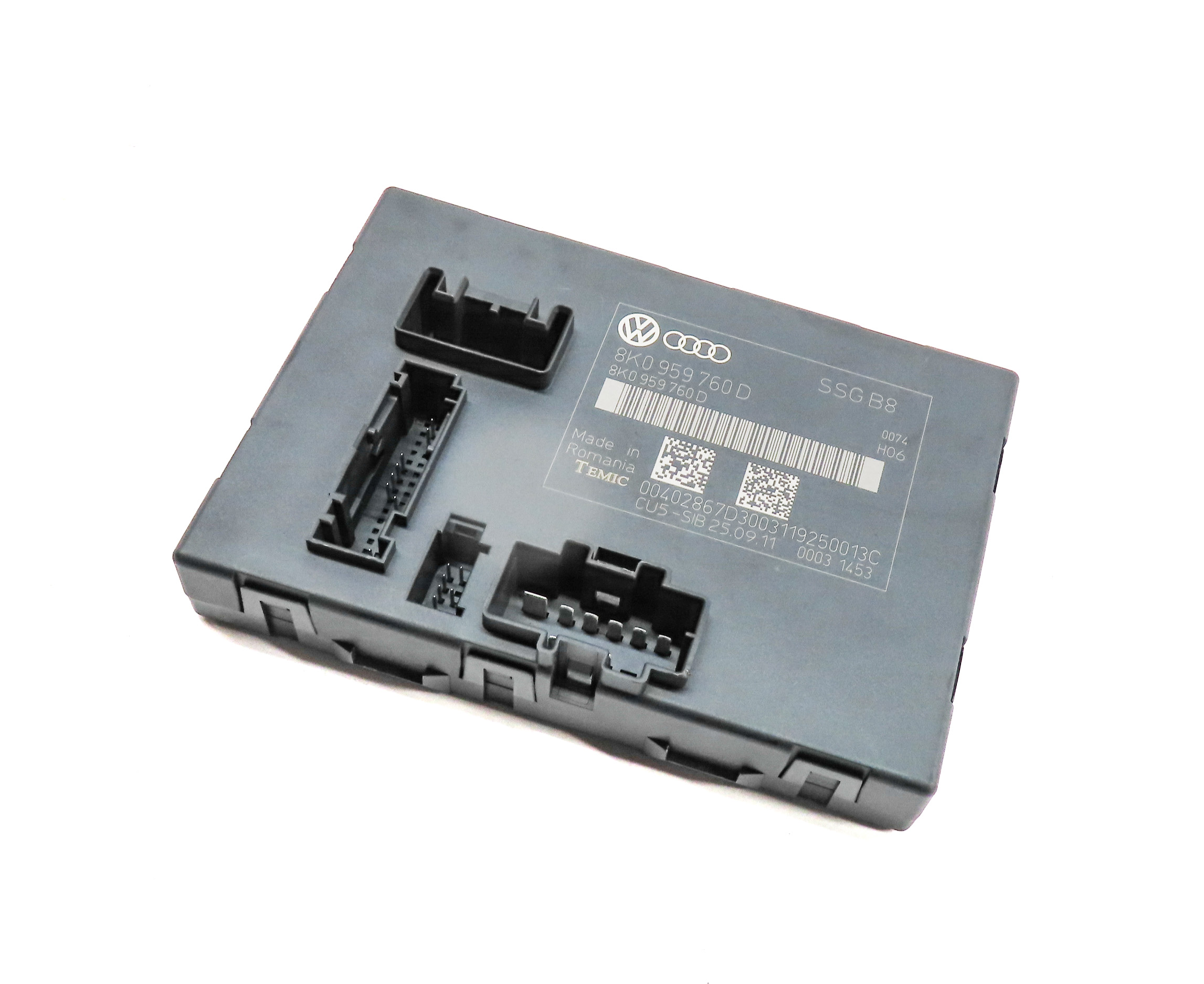 2012 AUDI A4 (B8 8K) FRONT LEFT DRIVER SEAT CONTROL MODULE — exact item pictured