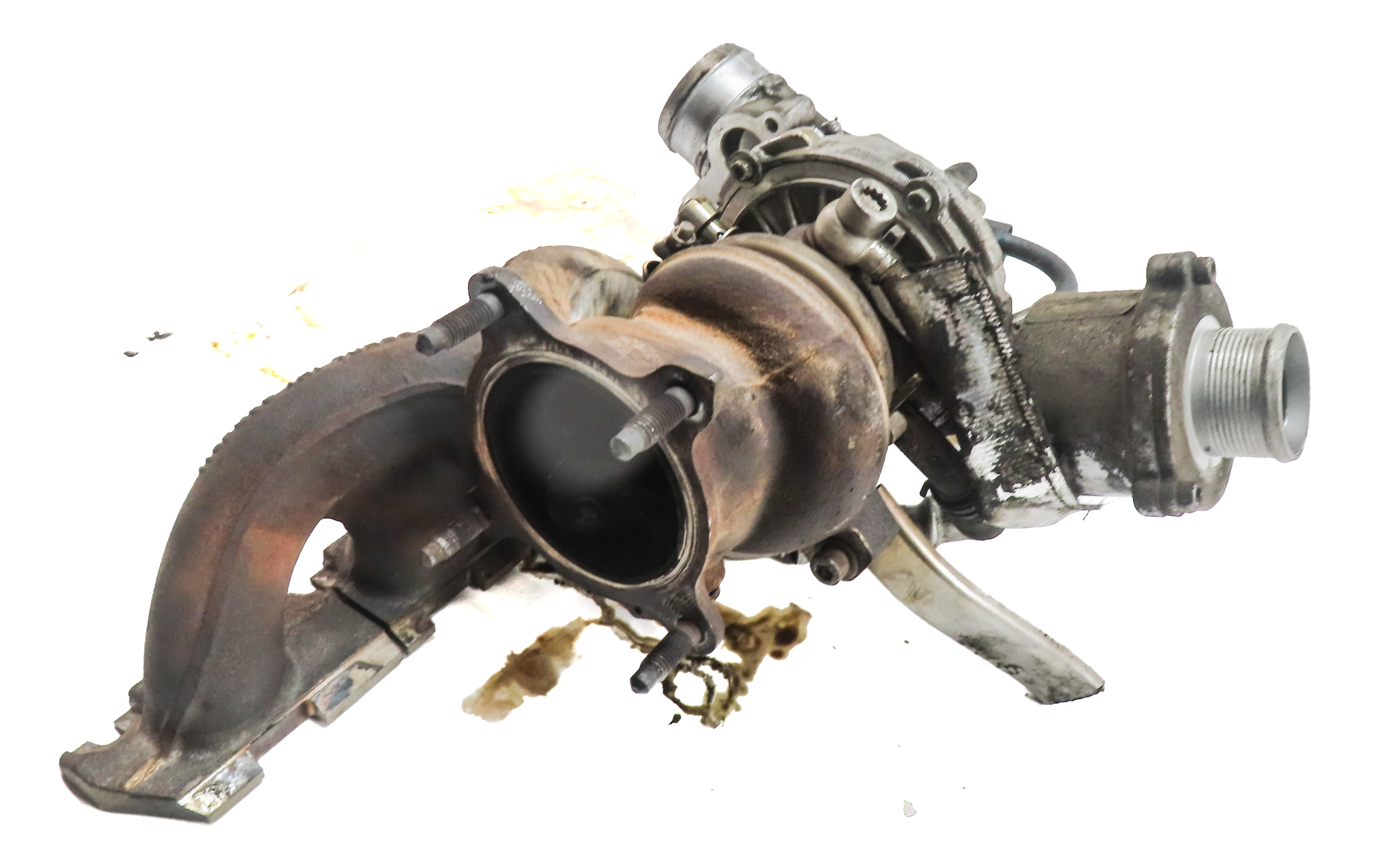 2009-2012 AUDI A4 A5 Q5 (B8 8K 8T 8R) 2.0T TURBO ENGINE TURBOCHARGER w/ MANIFOLD — exact item pictured