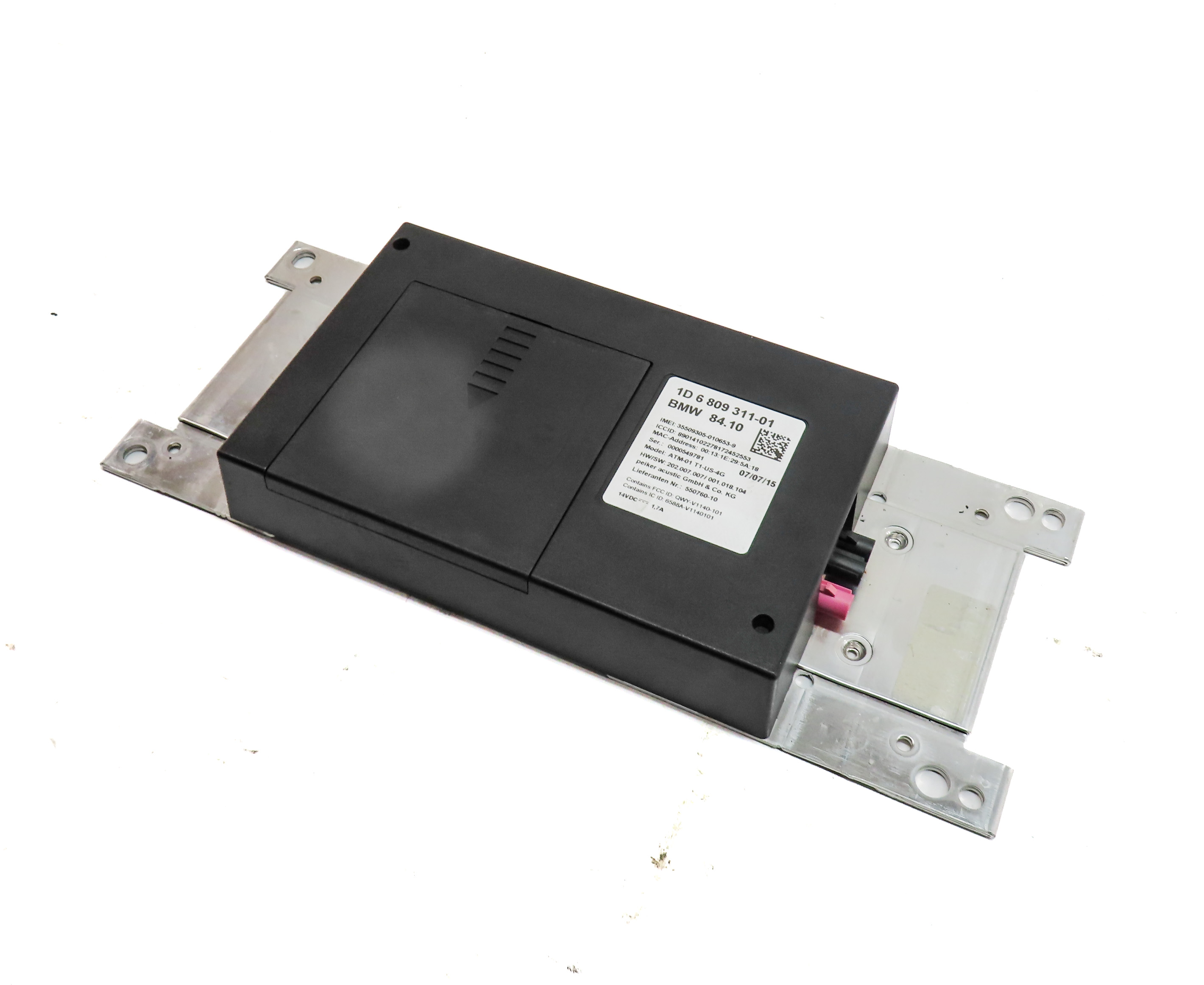 2016 BMW 428I CONVERTIBLE HARDTOP (F33) TELEMATICS COMMUNICATION CONTROL MODULE — exact item pictured