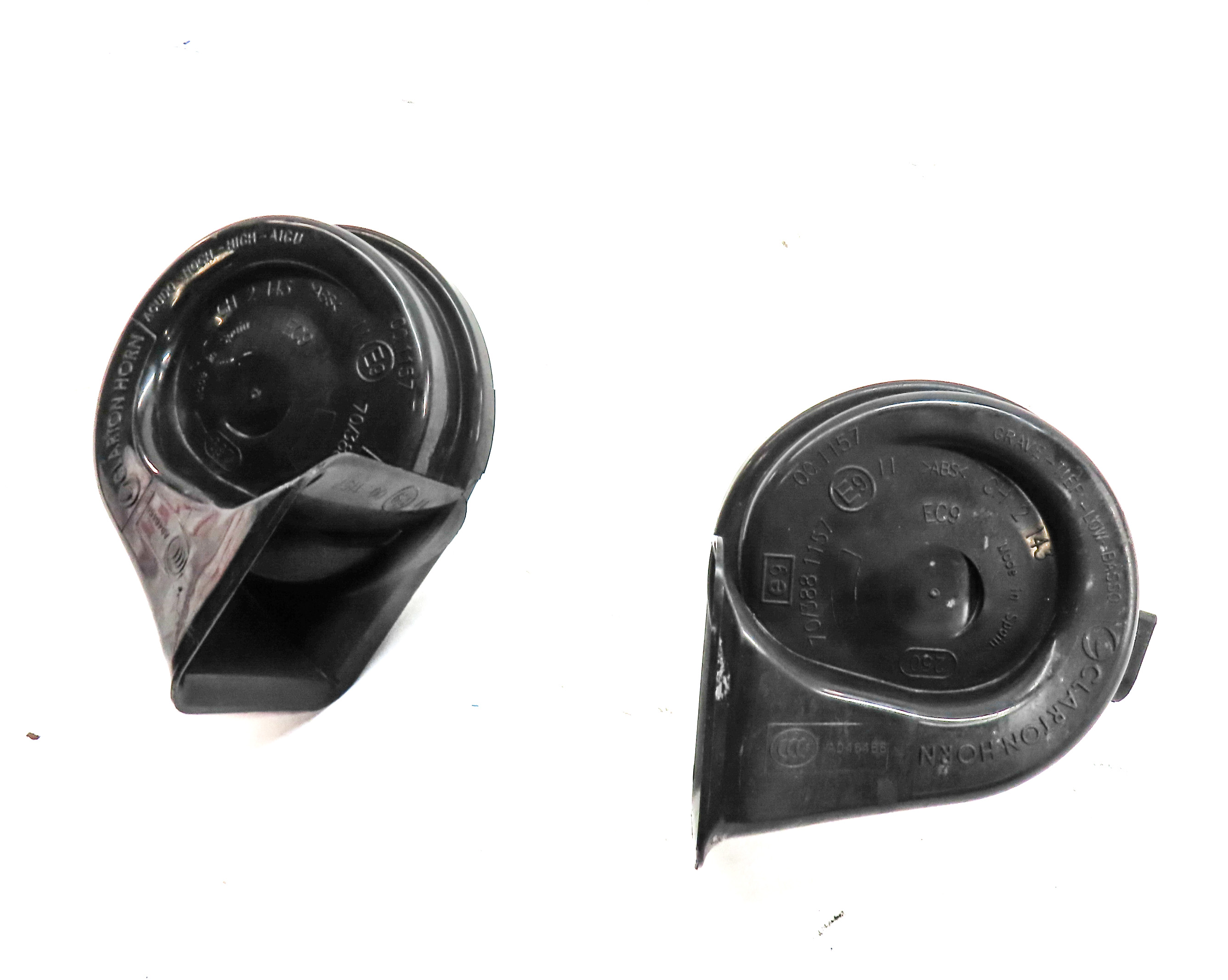 2009-2017 BMW 6 7 SERIES (F01 F06) HIGH & LOW TONE SAFETY HORN SET 2 — exact item pictured