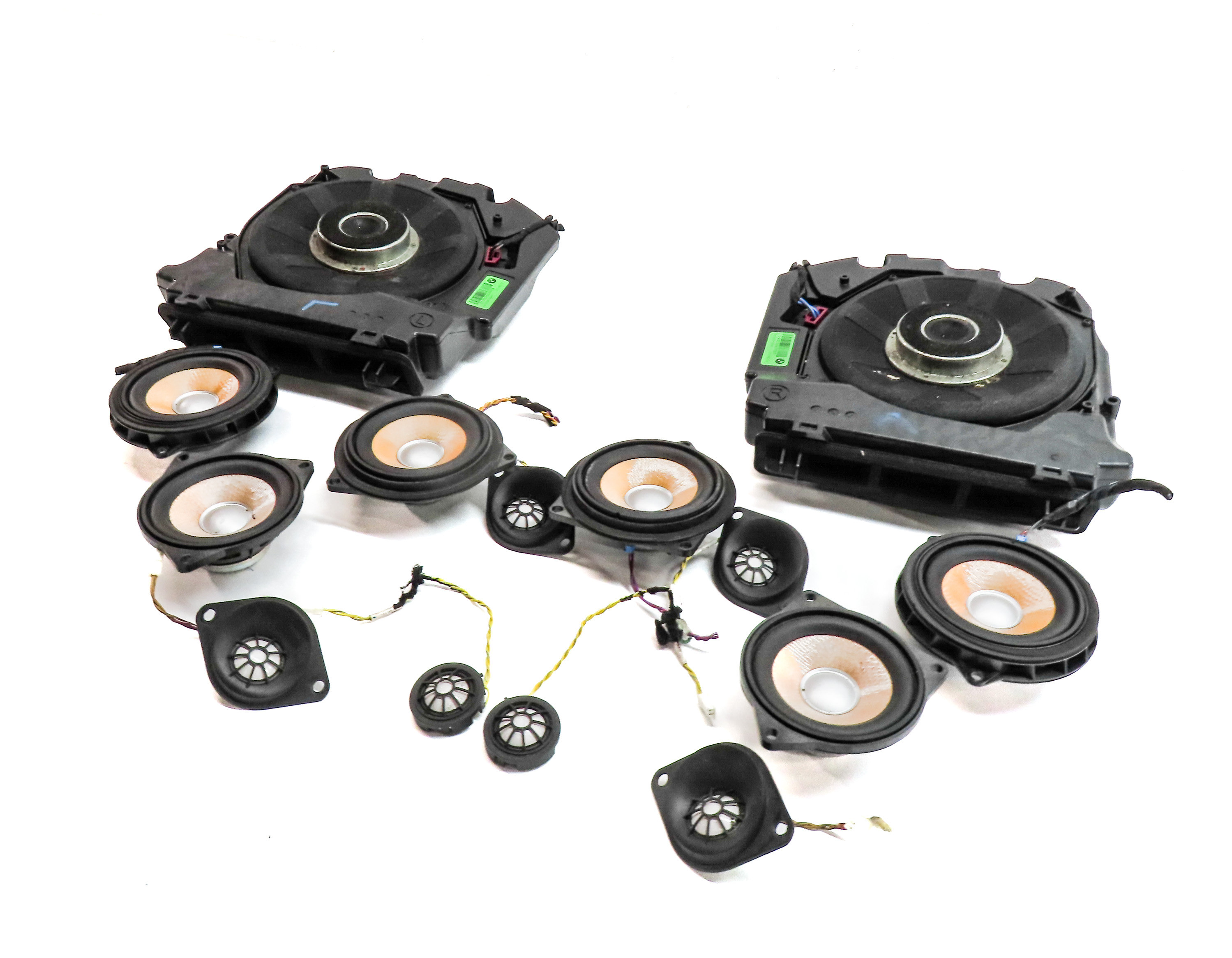 2013 BMW M6 (F13) RADIO STEREO BANG & OLUFSEN SOUND SYSTEM SPEAKER SET/14 — exact item pictured