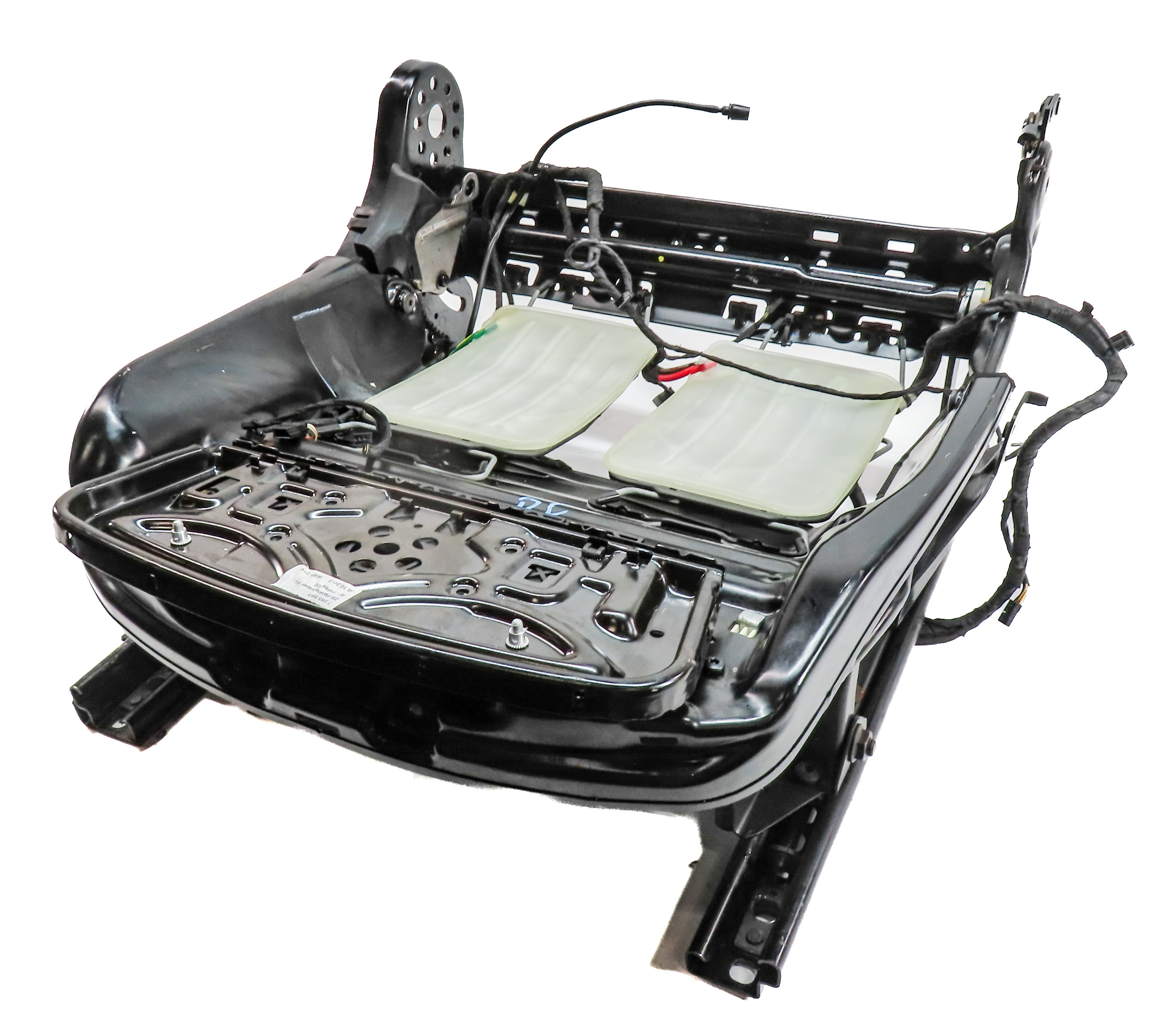 12-14 BMW 640i 650i M6 F06 F12 COUPE RIGHT PASSENGER 10 WAY SEAT TRACK w/MOTORS — exact item pictured