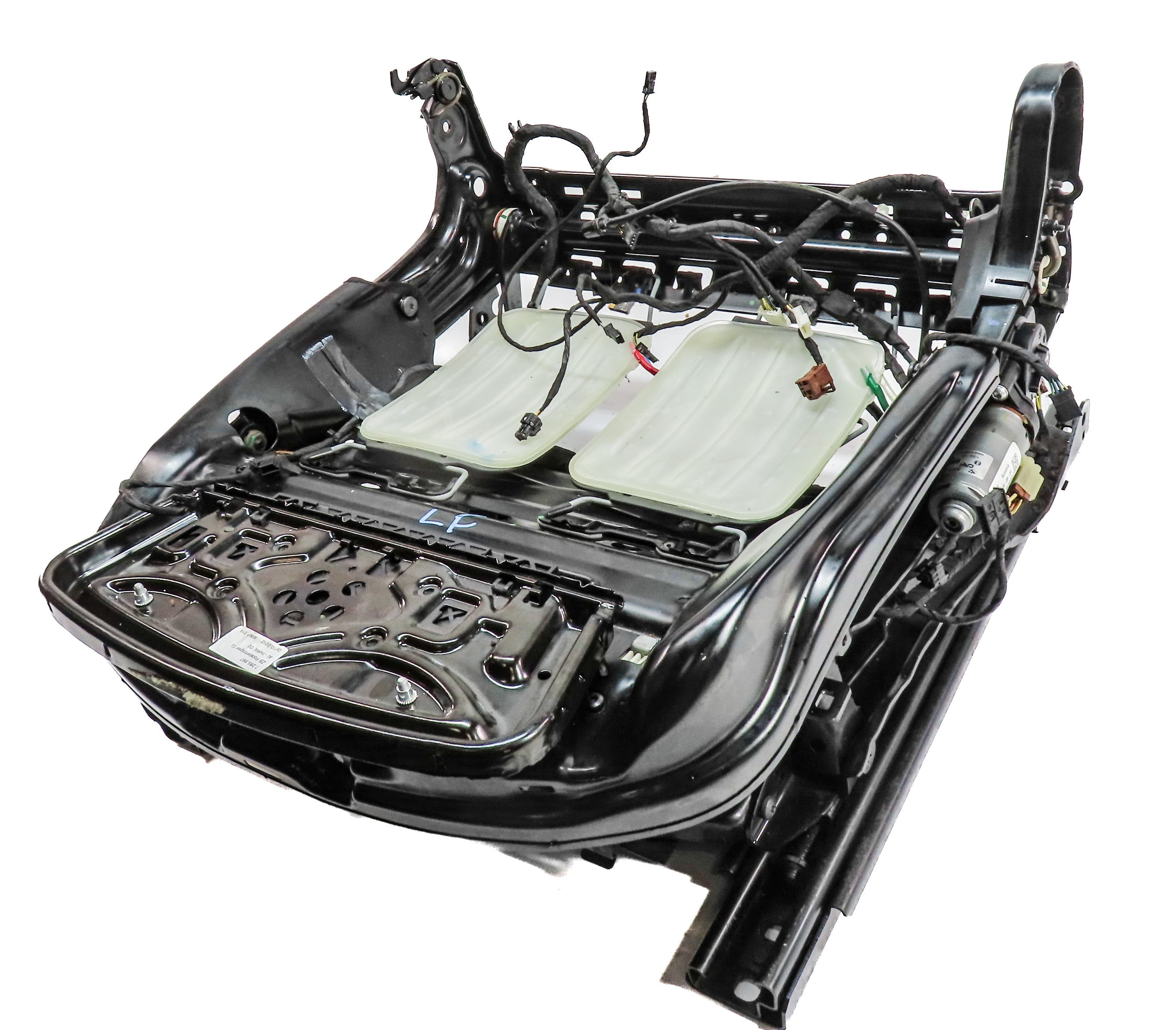 12-14 BMW 640i 650i M6 F06 F12 F13 COUPE LEFT DRIVER SEAT 10 WAY TRACK w/MOTORS — exact item pictured